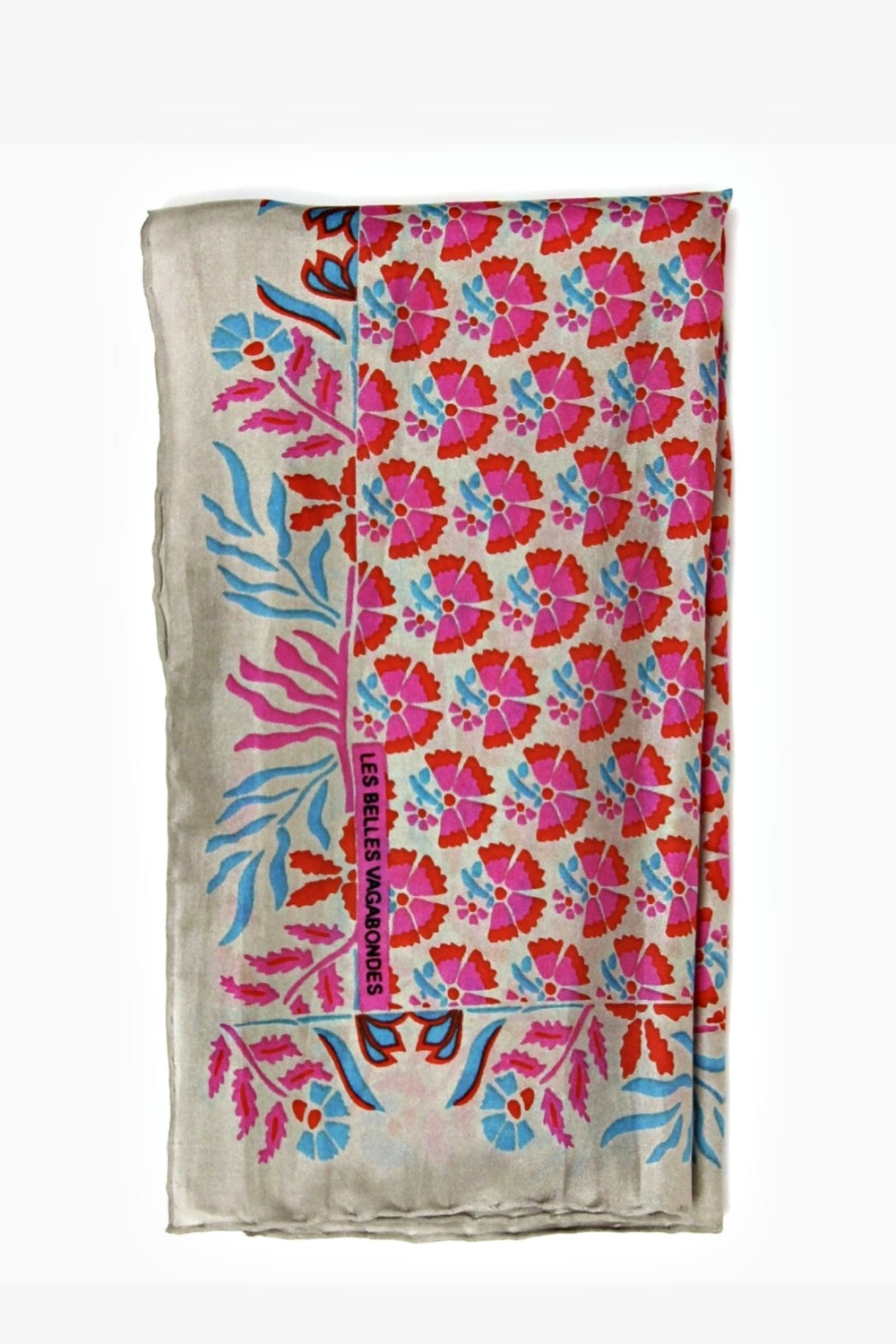 LES BELLES VAGABONDES MINI SCARF AUGUSTINE ROSE