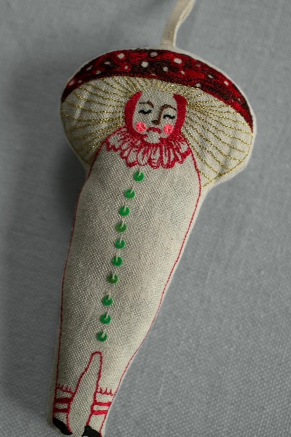 SKIPPY COTTON BABY MUSHROOM LAVENDER SCENTED ORNAMENT