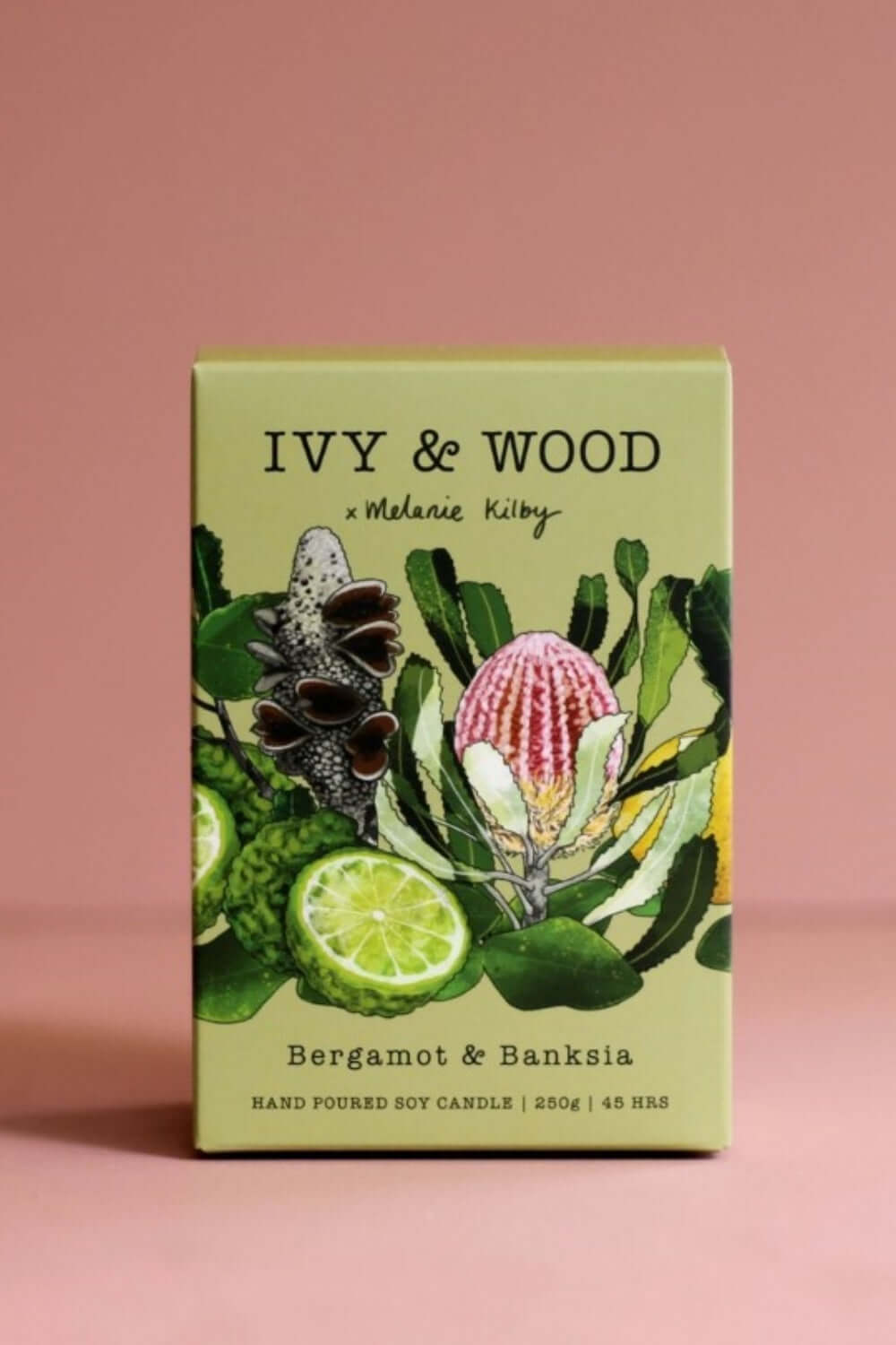 IVY + WOOD AUSTRALIAN BERGAMOT + BANKSIA CANDLE