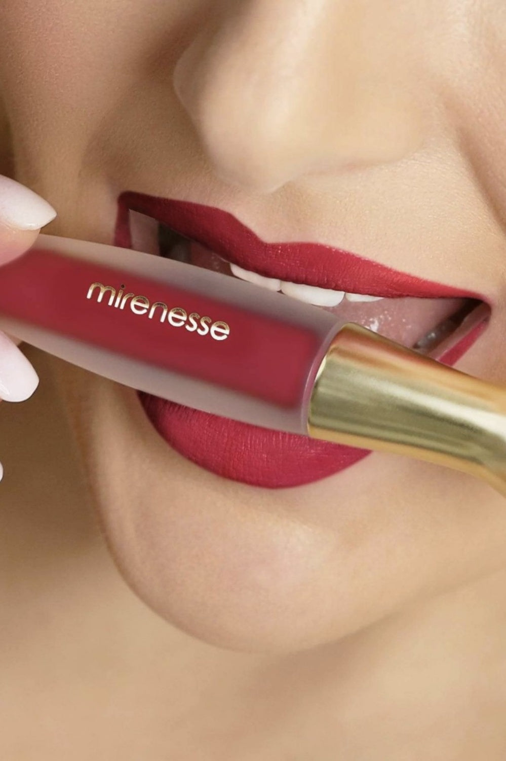 MIRENESSE VELVET MATTE 12 HOUR LIQUID LIP COLOUR BONFIRE