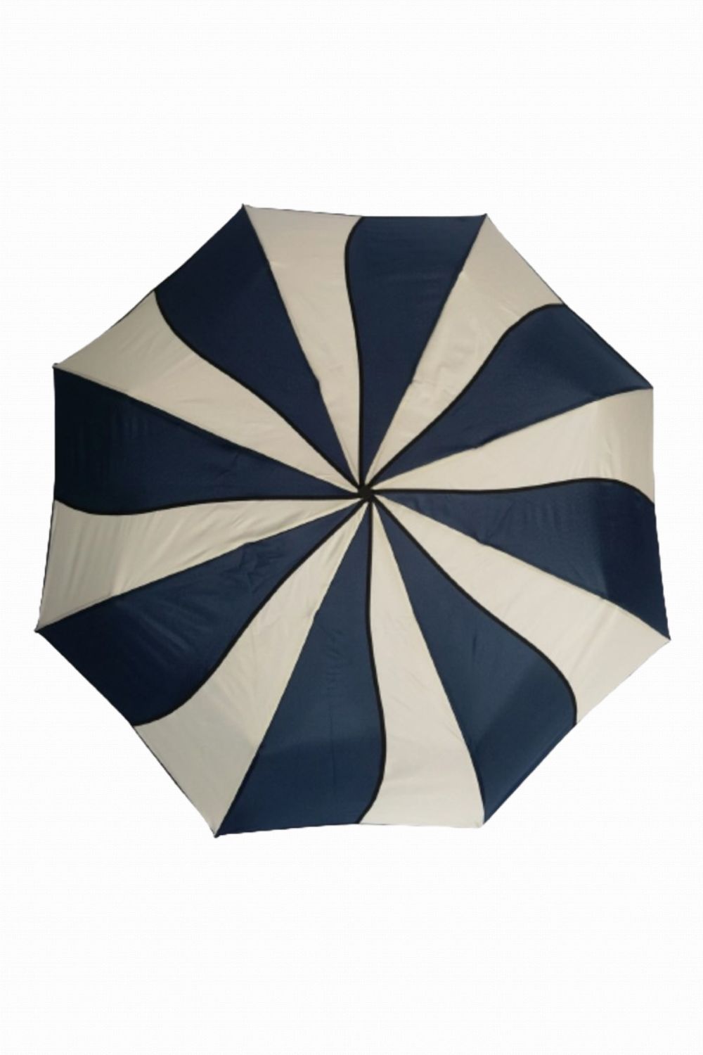 SOAKE BULLSEYE OCTAGONAL UMBRELLA NAVY + CREAM