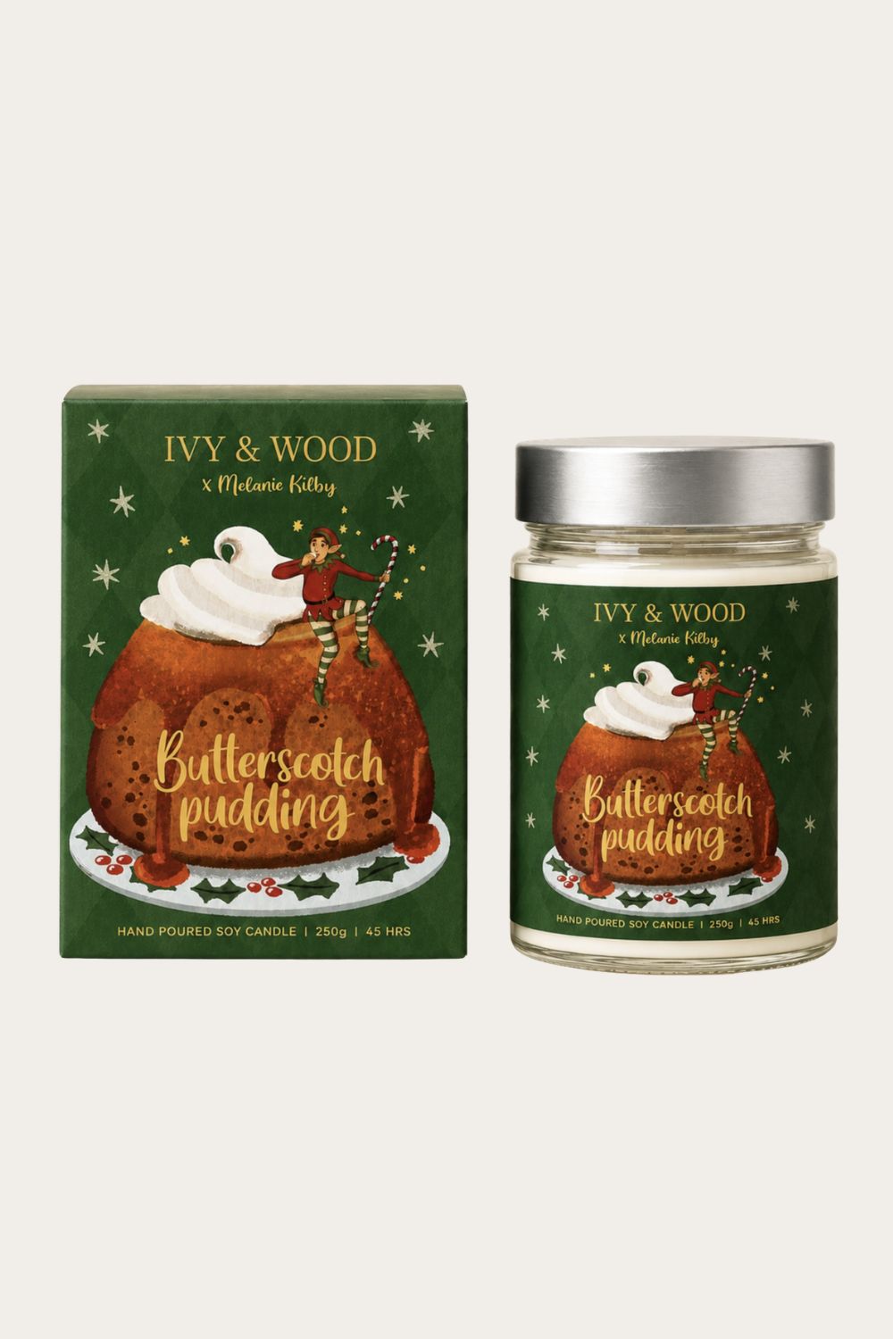 IVY + WOOD BUTTERSCOTCH PUDDING CANDLE