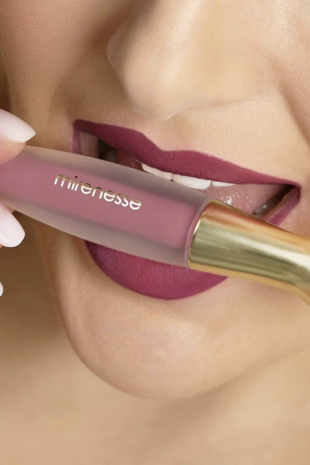 MIRENESSE VELVET MATTE 12 HOUR LIQUID LIP COLOUR CABARET