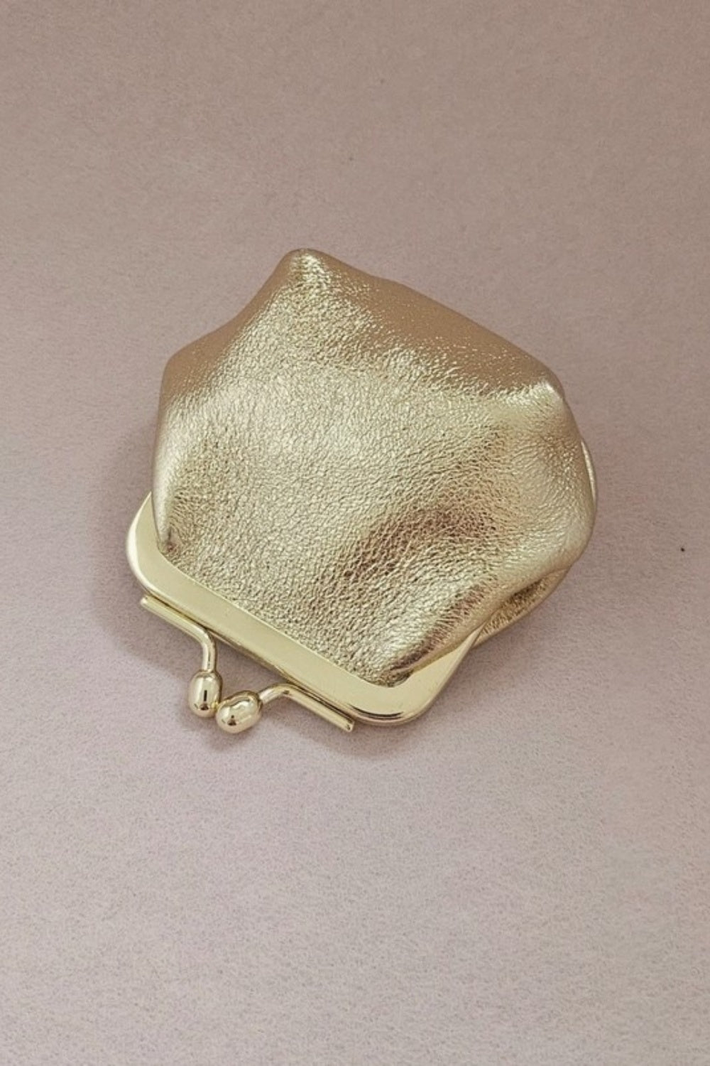 BEBE COIN PURSE GOLD