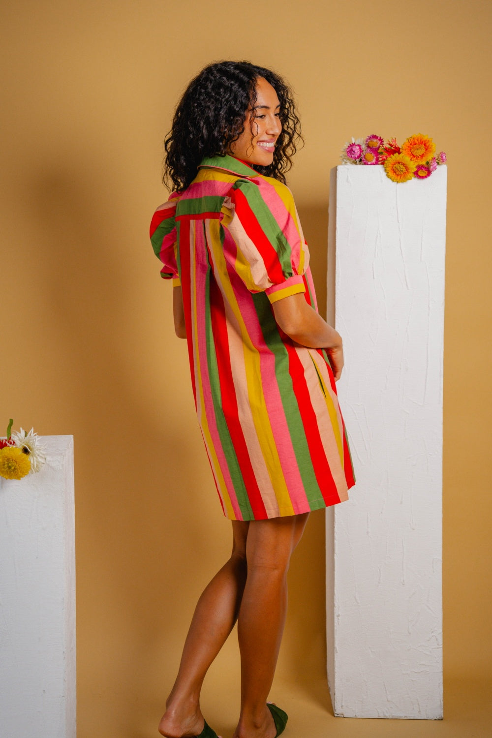 COCONINYA ADI DRESS SARDIAN STRIPE