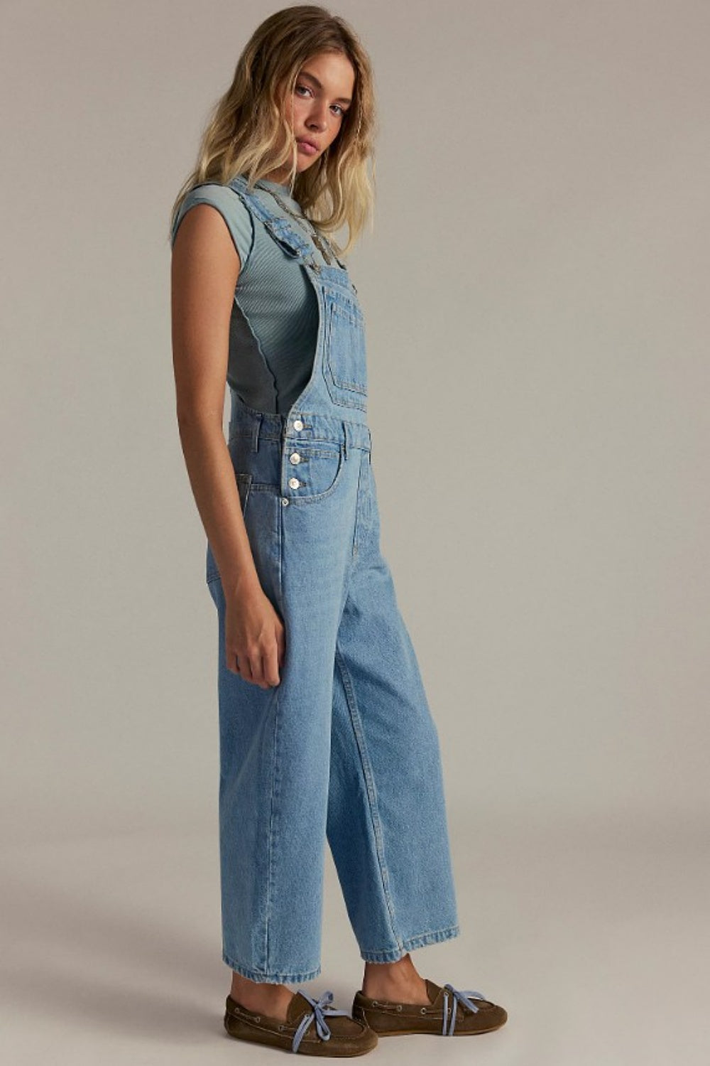 FREE PEOPLE DEEP TRANCE OVERALLS