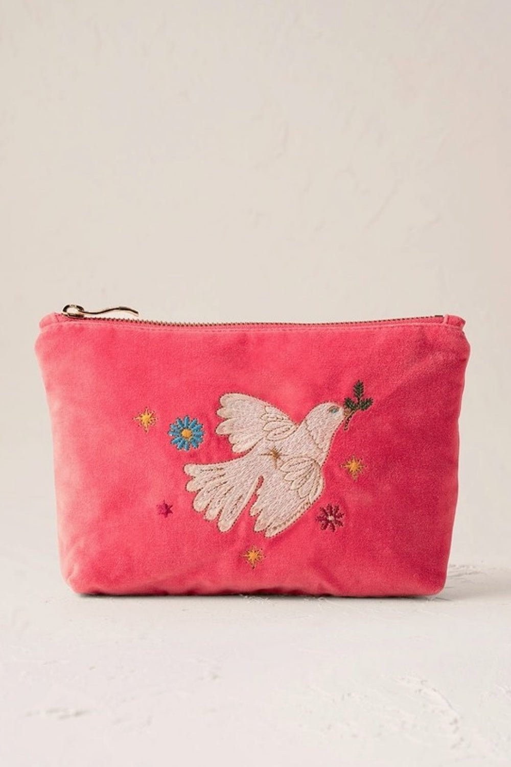 ELIZABETH SCARLETT DOVES OF PEACE MINI POUCH