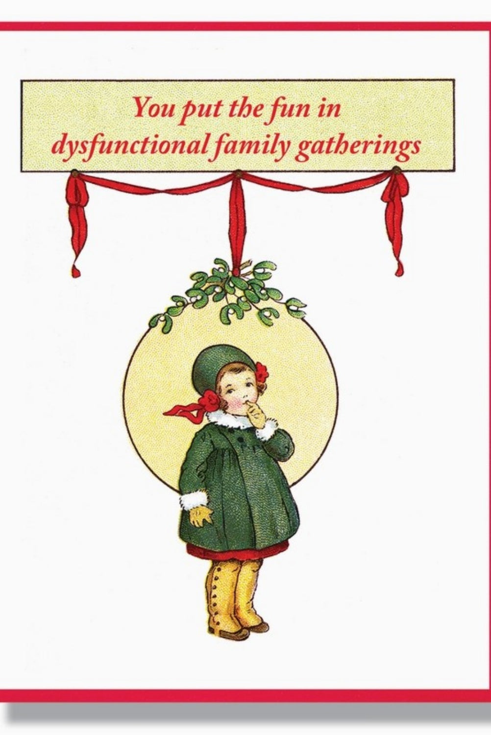 SMITTEN KITTEN DYSFUNCTIONAL CHRISTMAS CARD