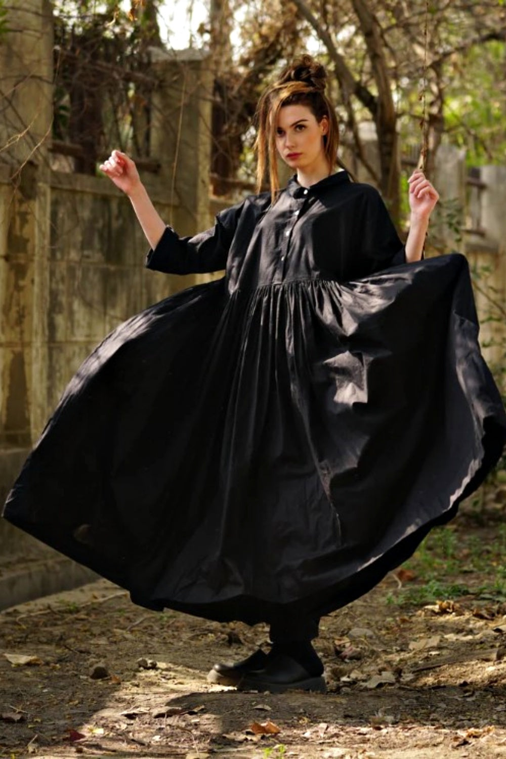 MEG BY DESIGN EDITH PAPER COTTON BLACK