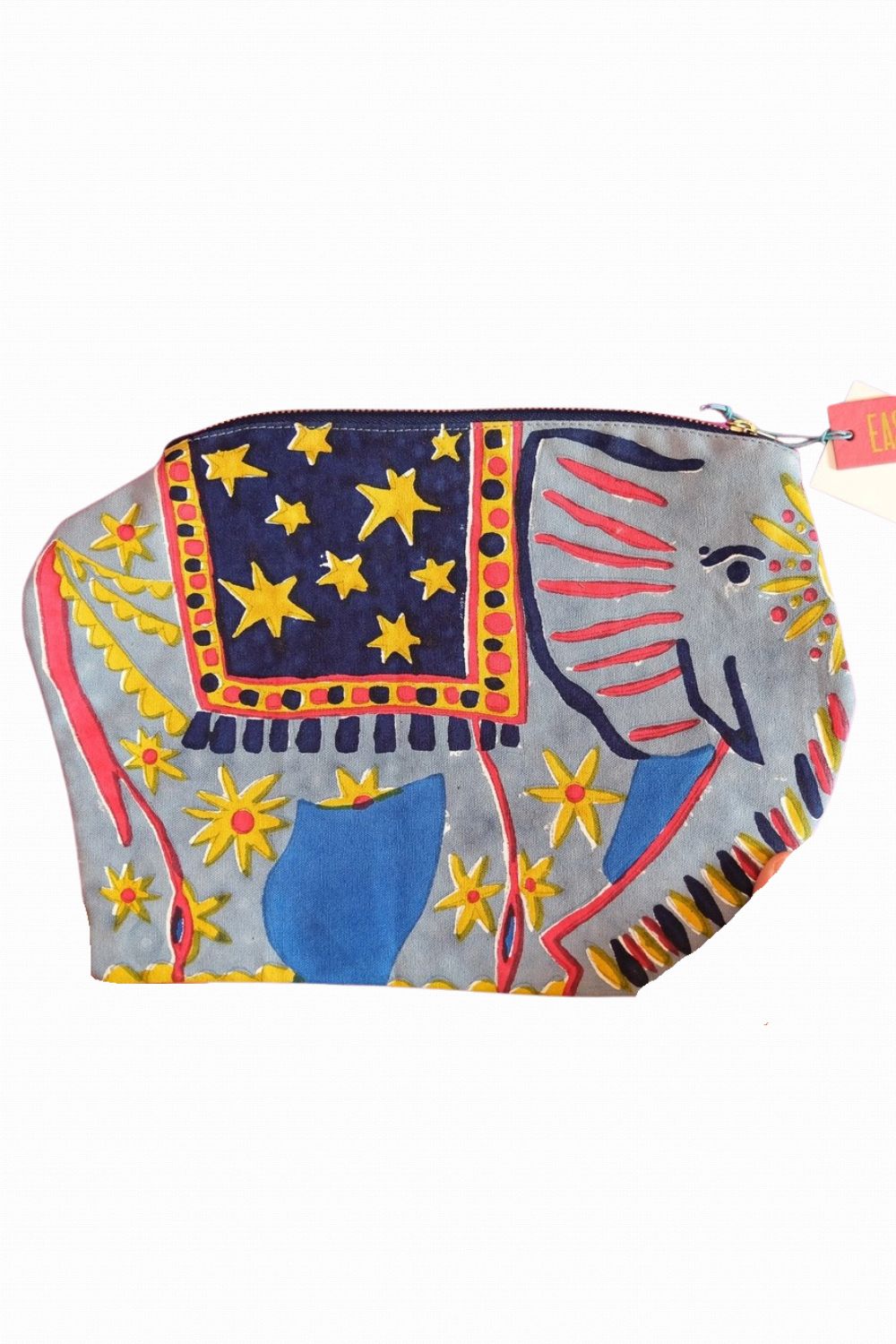 EAST END PRESS ELEPHANT COTTON POUCH