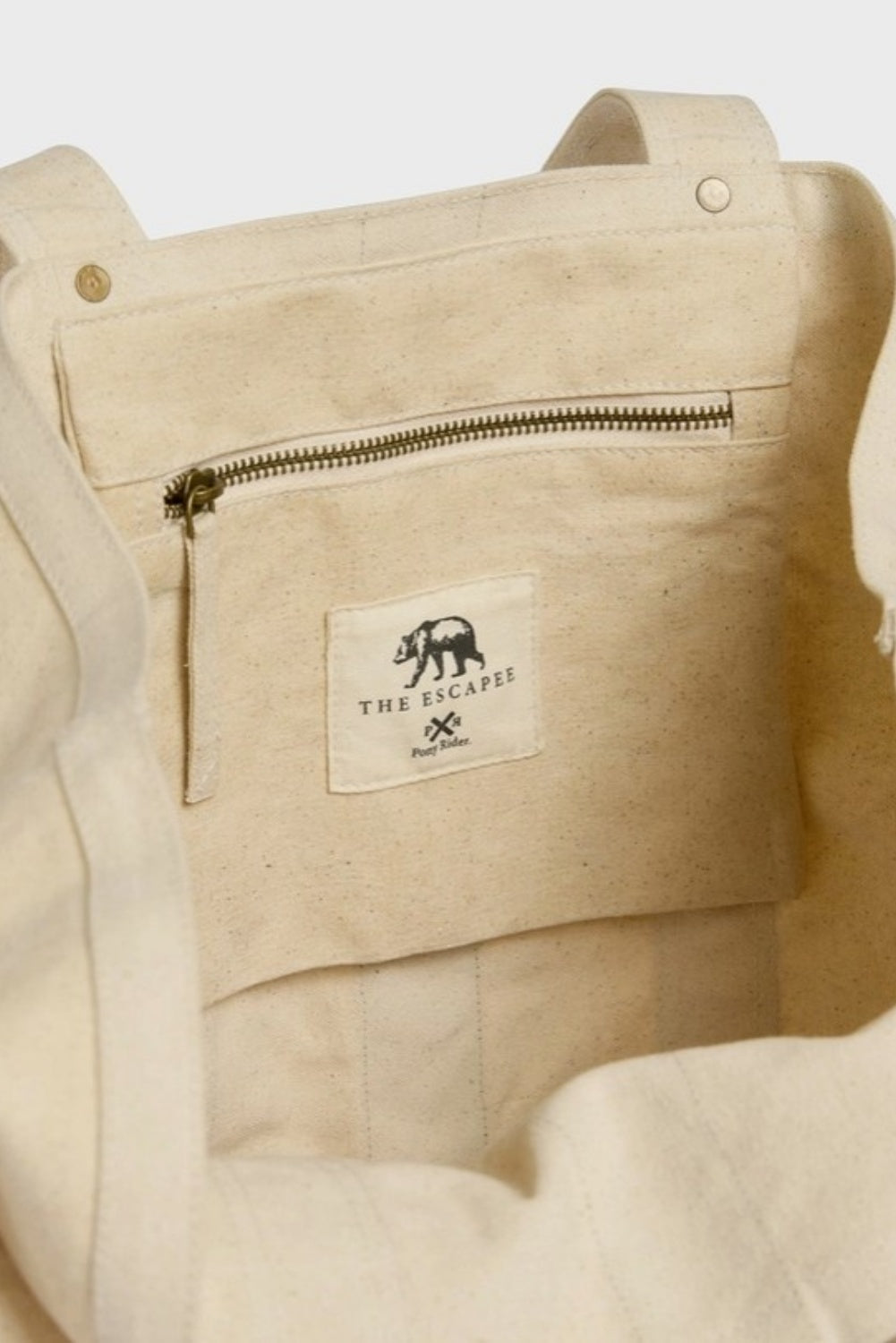 PONY RIDER ESCAPEE LARGE TOTE BAG NATURAL