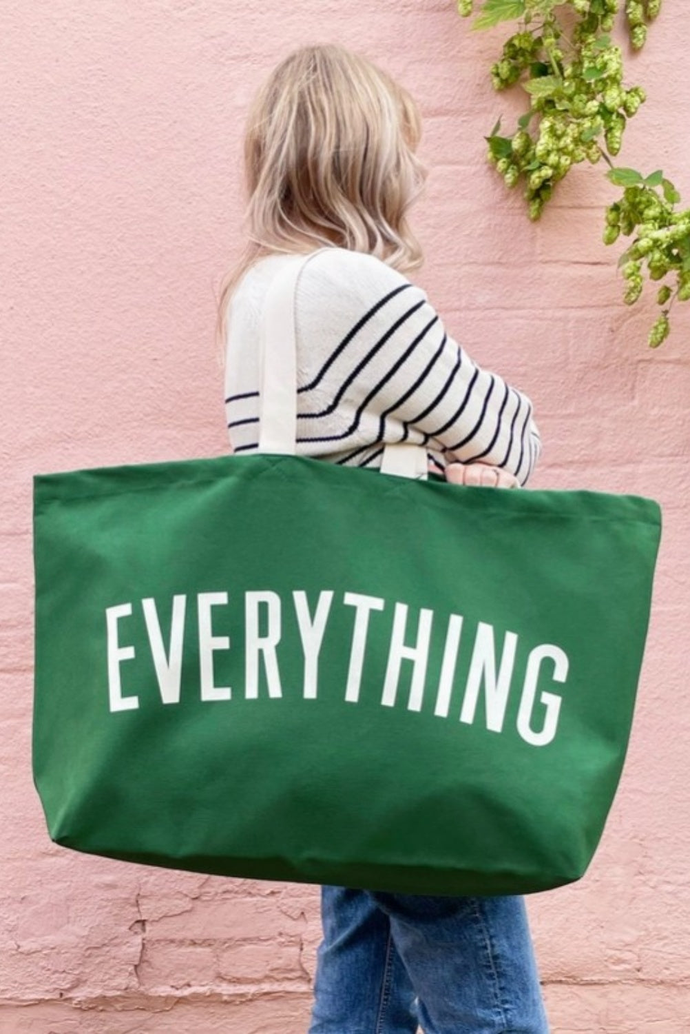 ALPHABET BAGS EVERTHING BAG FOREST GREEN