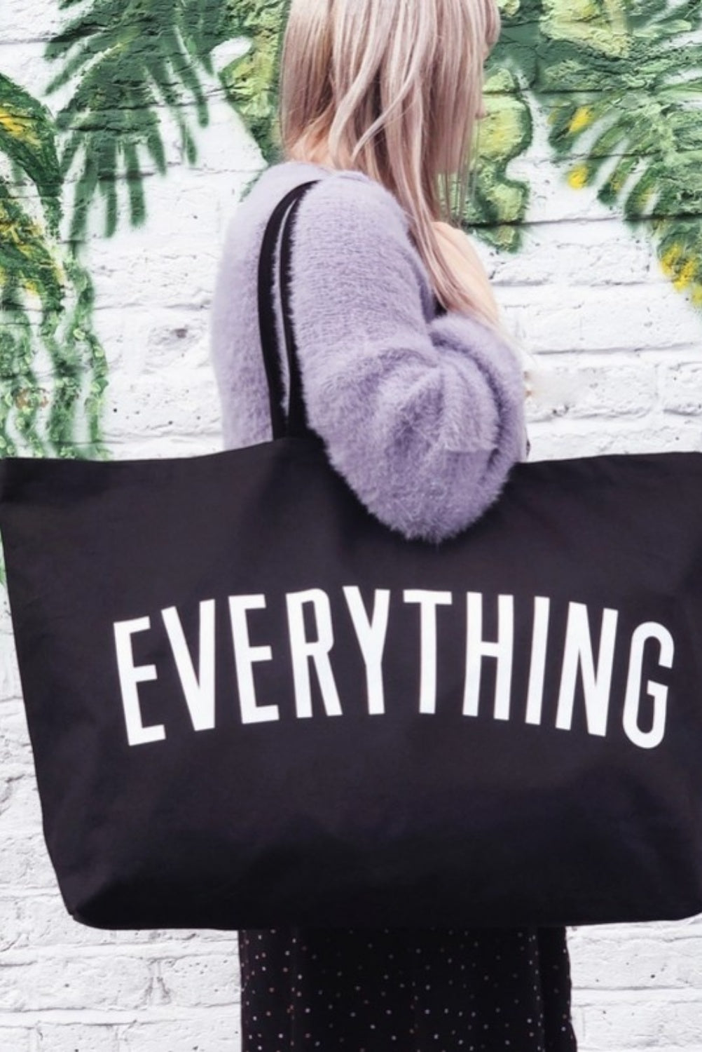 ALPHABET BAGS EVERTHING BAG BLACK