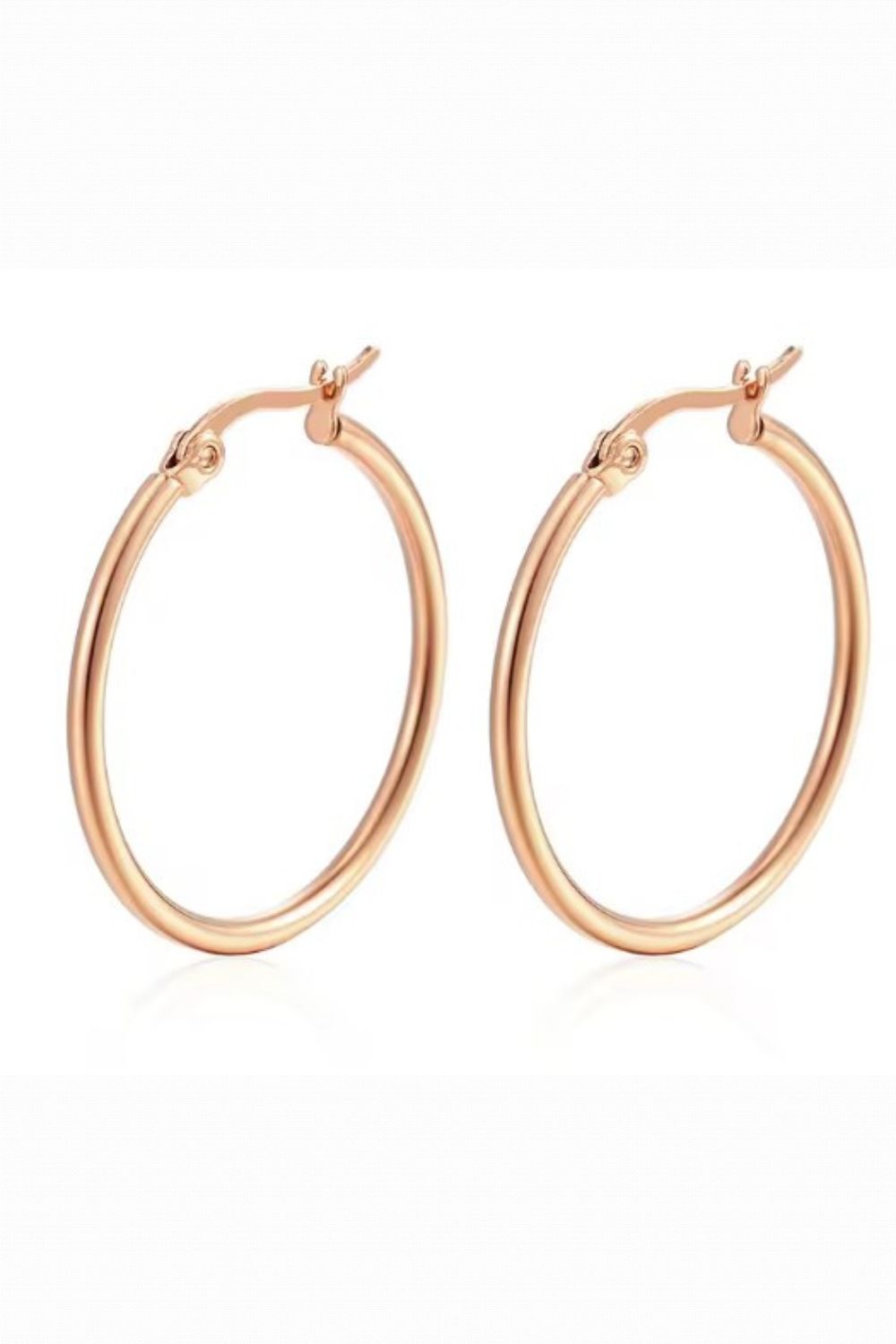 FRANCES HOOPS ROSE GOLD