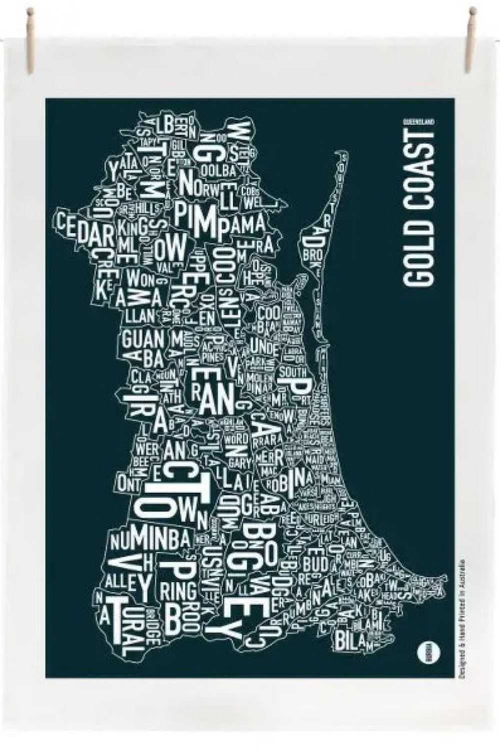 BURBIA GOLD COAST TEATOWEL