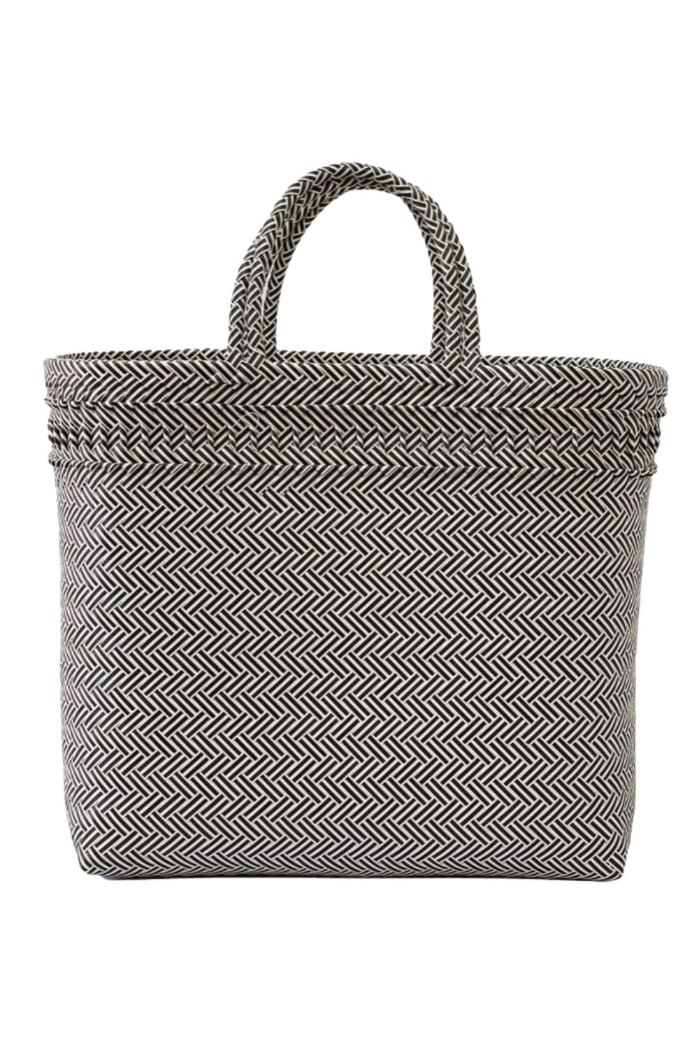 MY FUNKY BAGS LARGE RECYCLED PLASTIC BASKET GREY