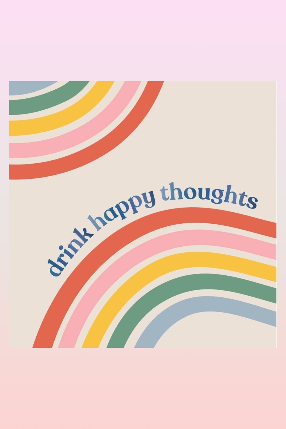 SOIREE SISTERS HAPPY THOUGHTS COCKTAIL NAPKINS