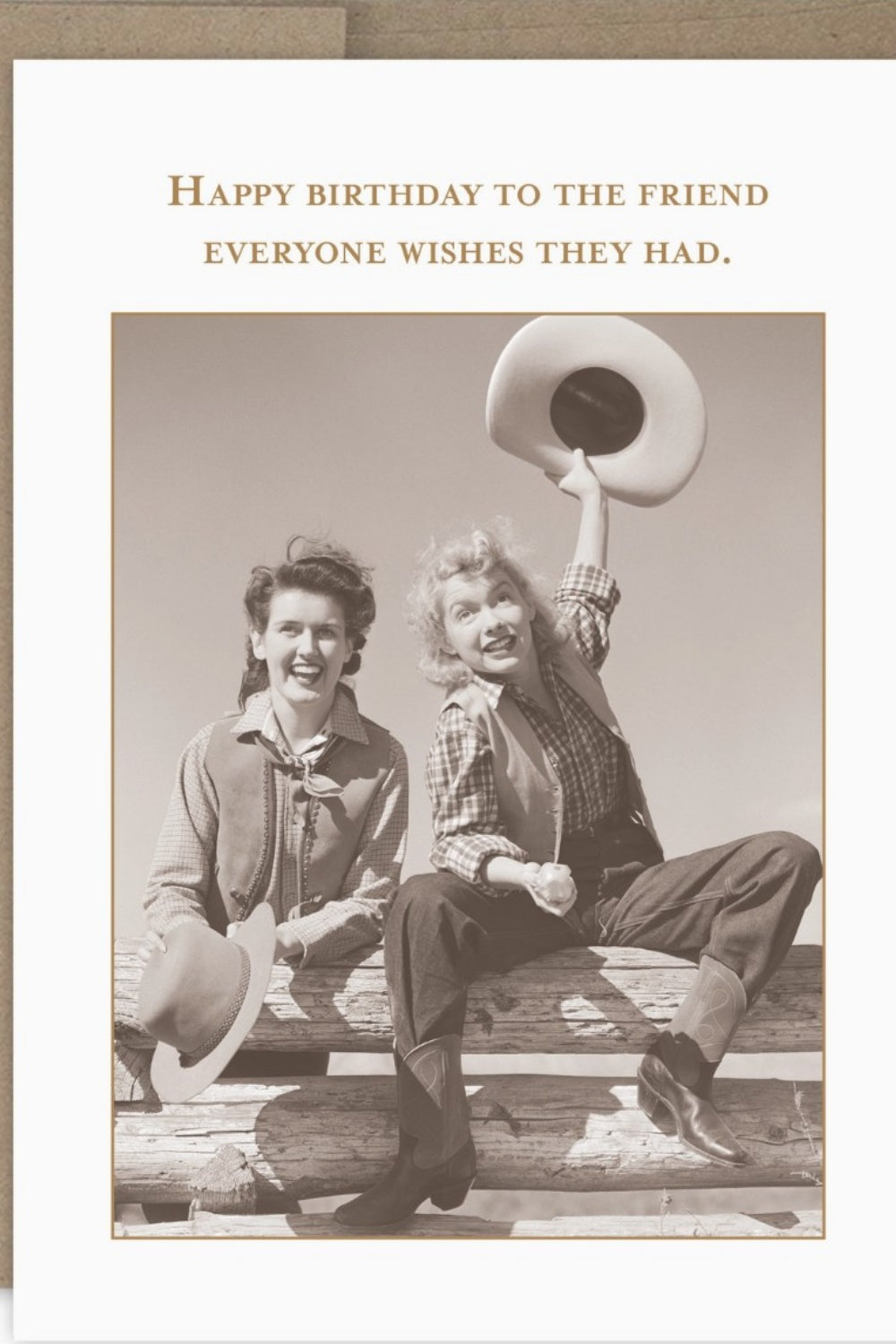 HATS OFF GREETING CARD