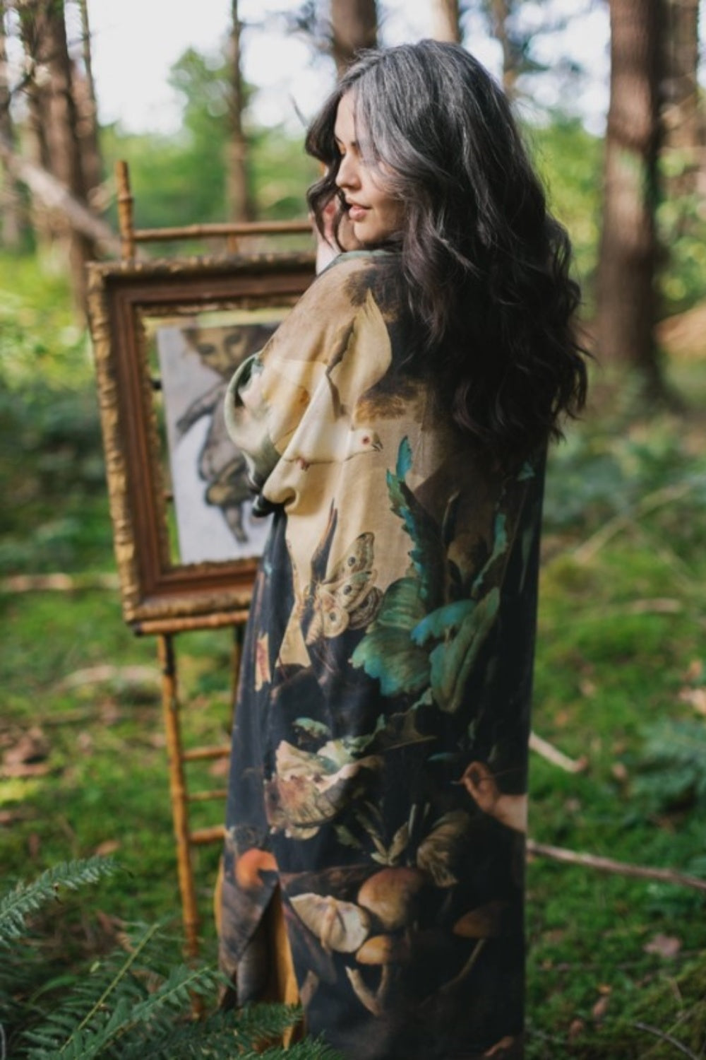 MARKET OF STARS HEARTWORK LONG KIMONO