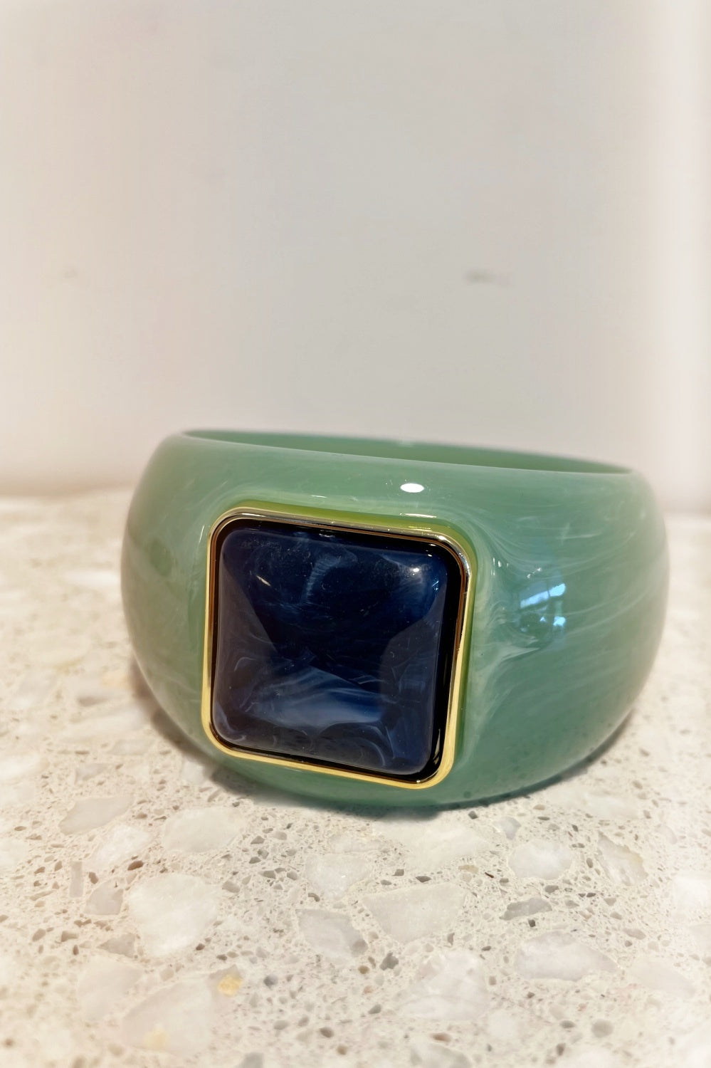 LAVA BANGLE JADE + BLACK