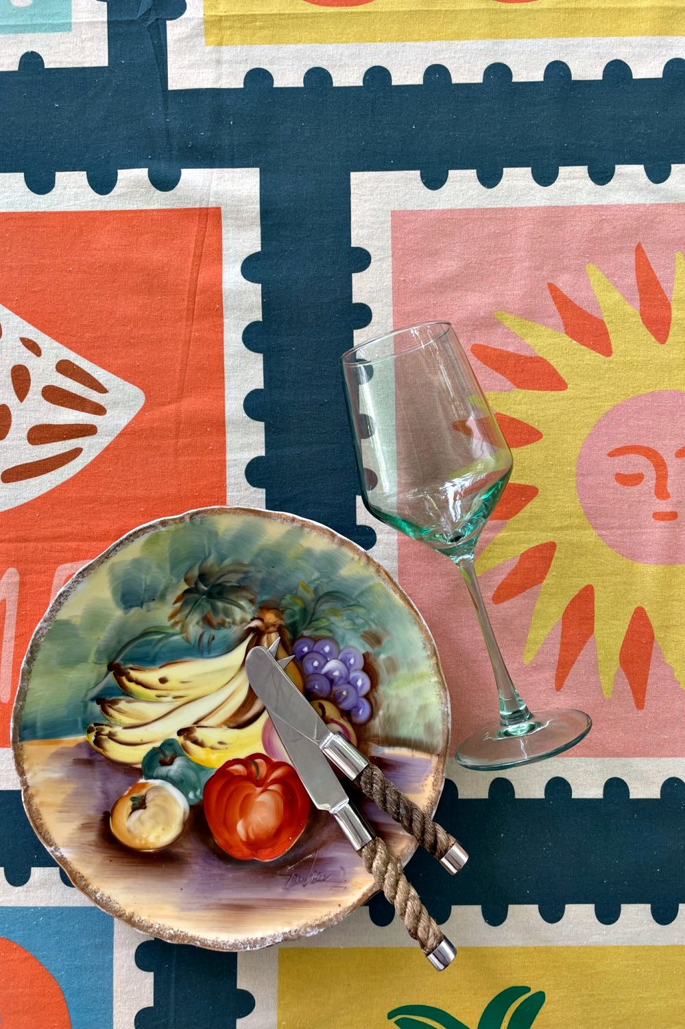 ROSELLE GREETINGS FROM SUMMER TABLECLOTH