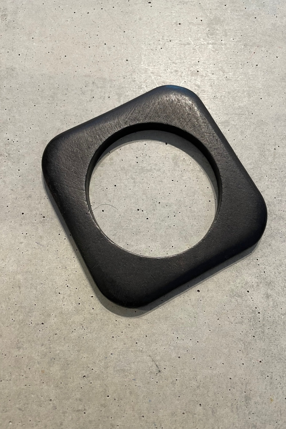 LOST + FOUND SQUARE EBONY BANGLE