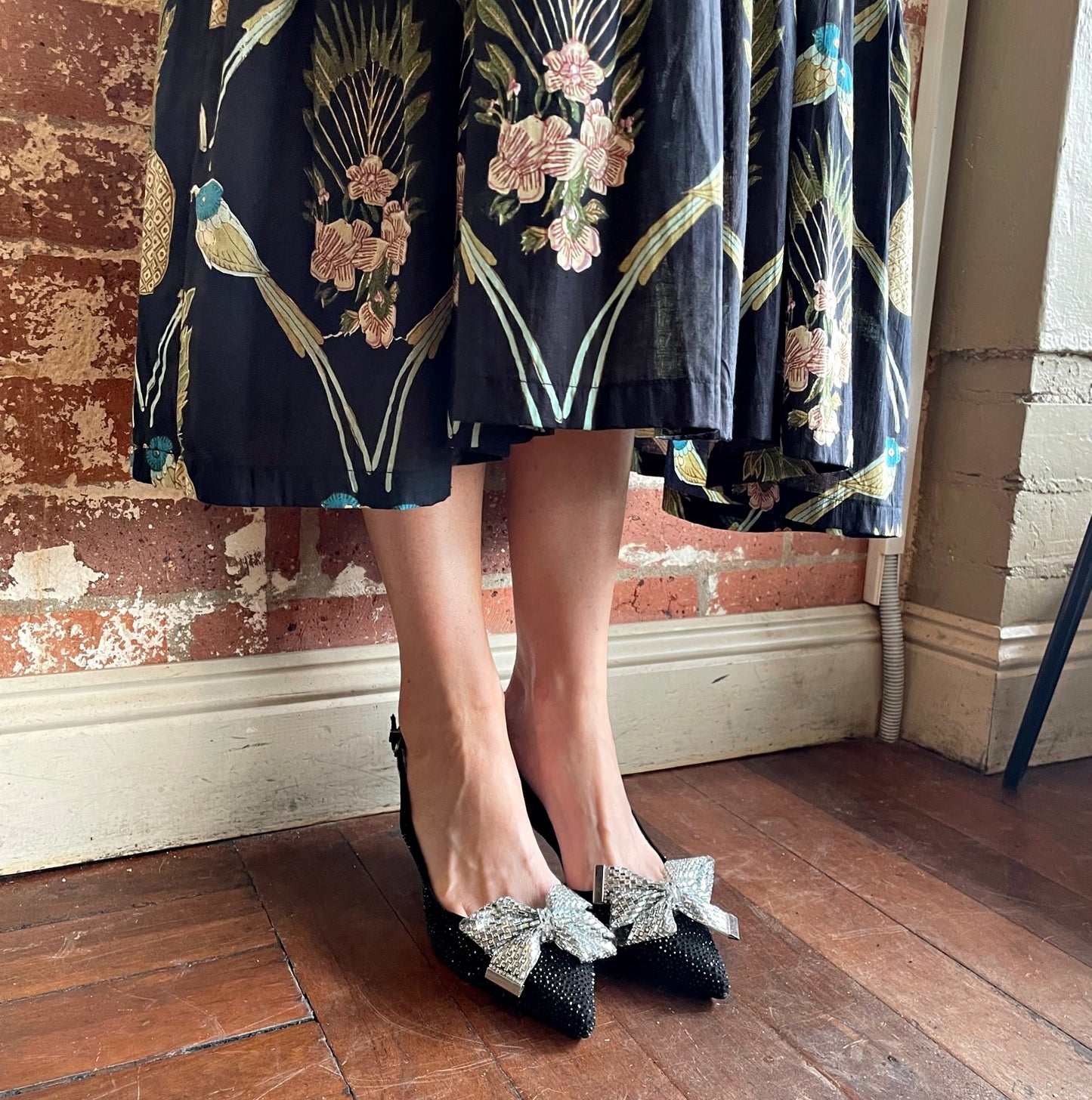 PRE-ORDER ROSELLE JOSEPHINE DRESS AVIARY BLACK