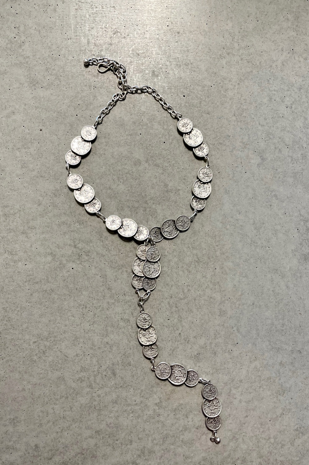 SILVER DOLLAR NECKLACE