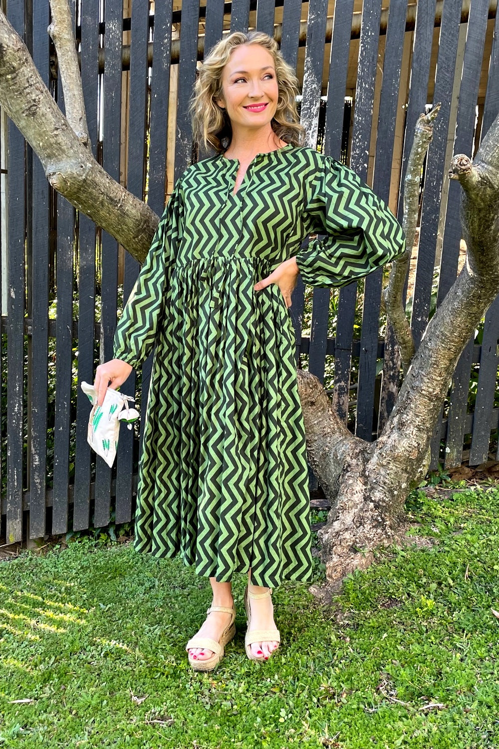 ROSELLE JUMBLE DRESS ZIGGY