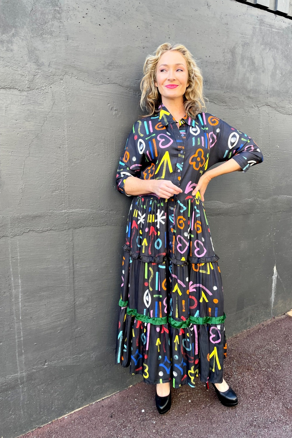 ROSELLE TIERED SHIRTMAKER GEMSTONE