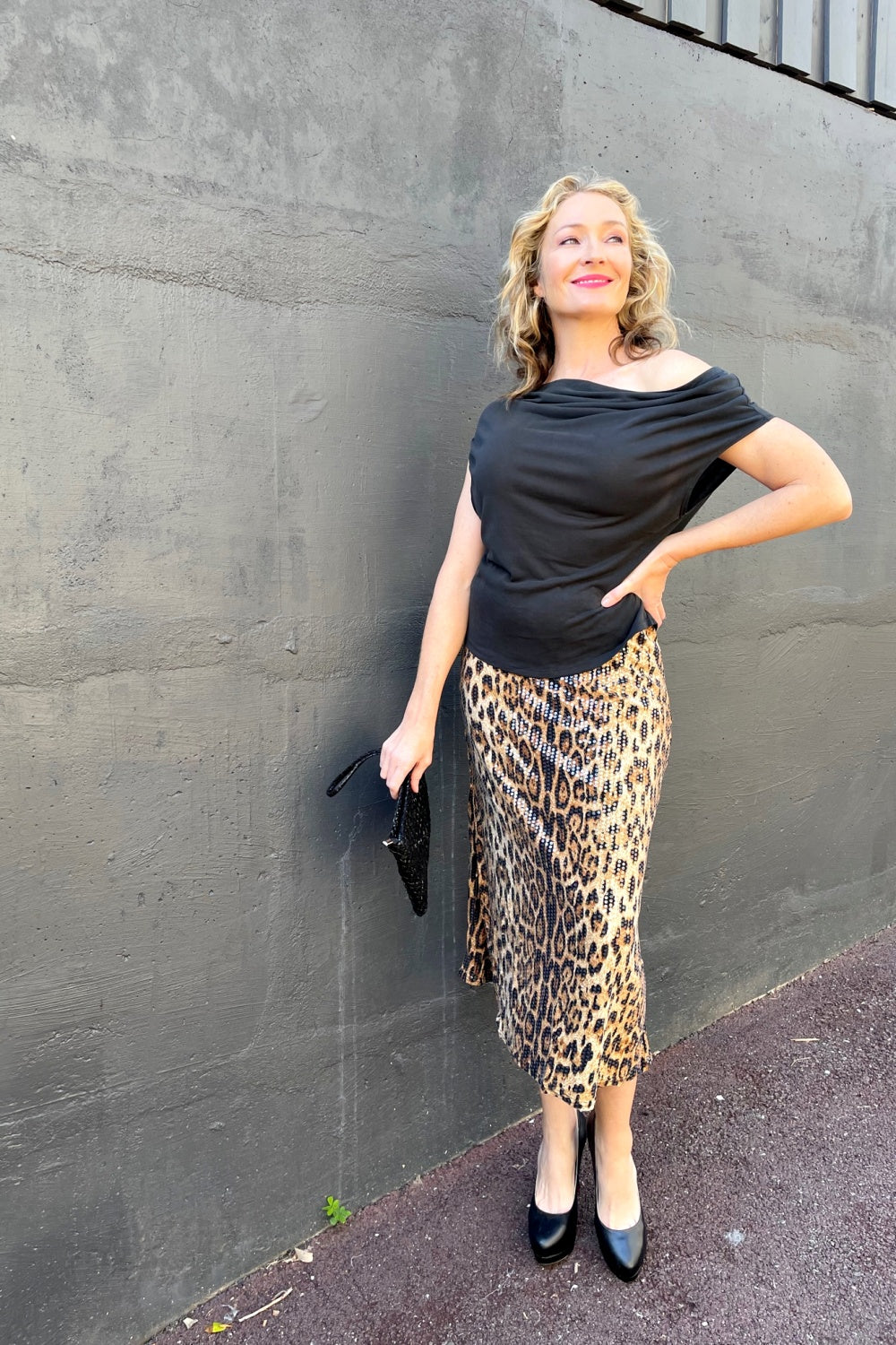 QUEENIE MEOW SEQUIN MAXI SKIRT