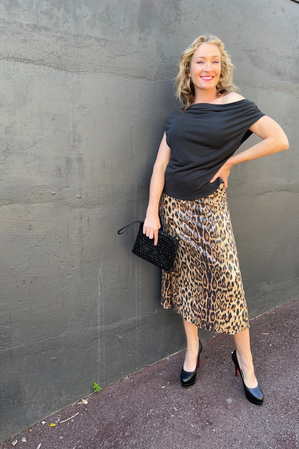 QUEENIE MEOW SEQUIN MAXI SKIRT