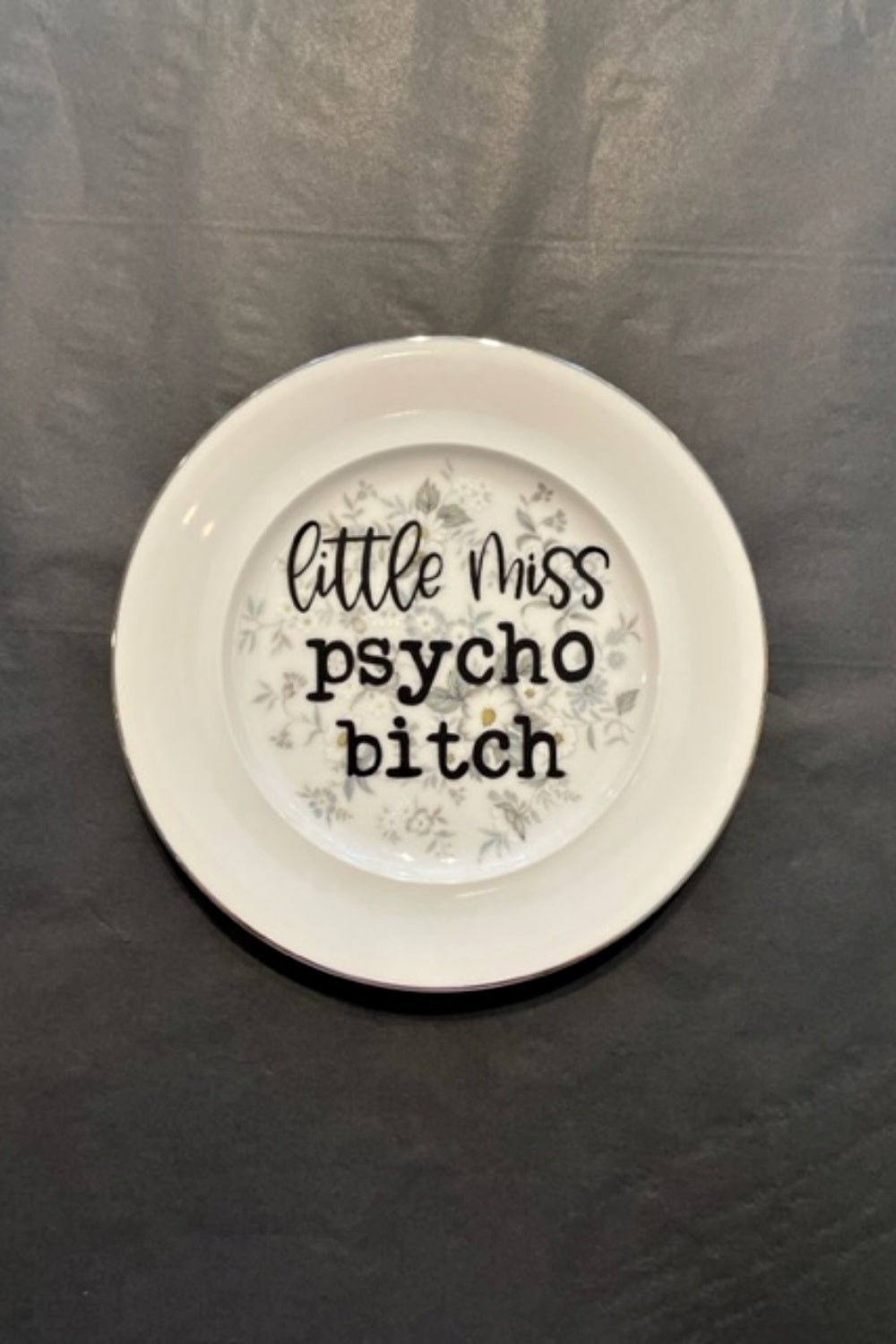 PSYCHO BITCH DECORATIVE PLATE