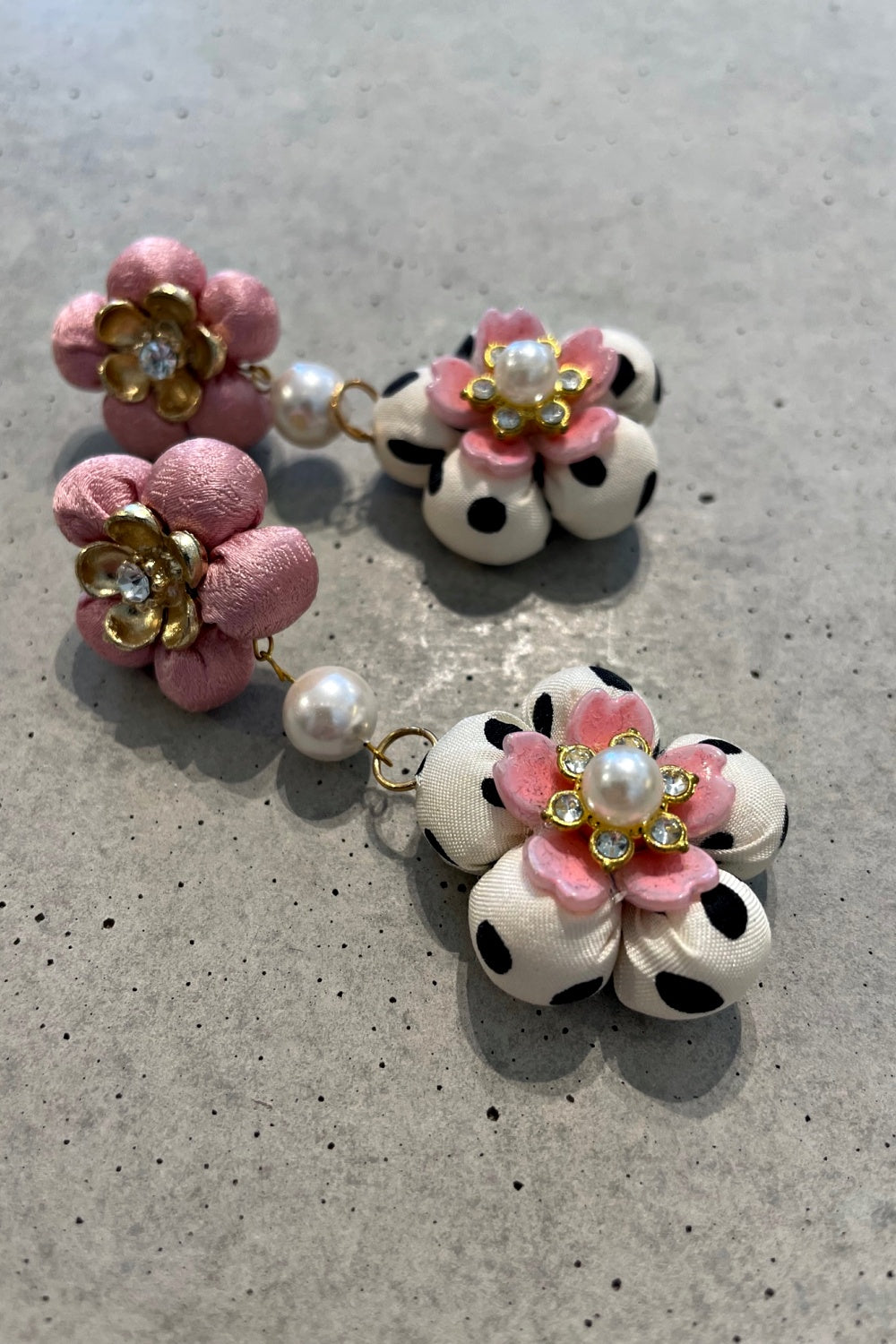 FLOCK BY WILD DOUBLE DROP EARRINGS #24 LOUIS VUITTON