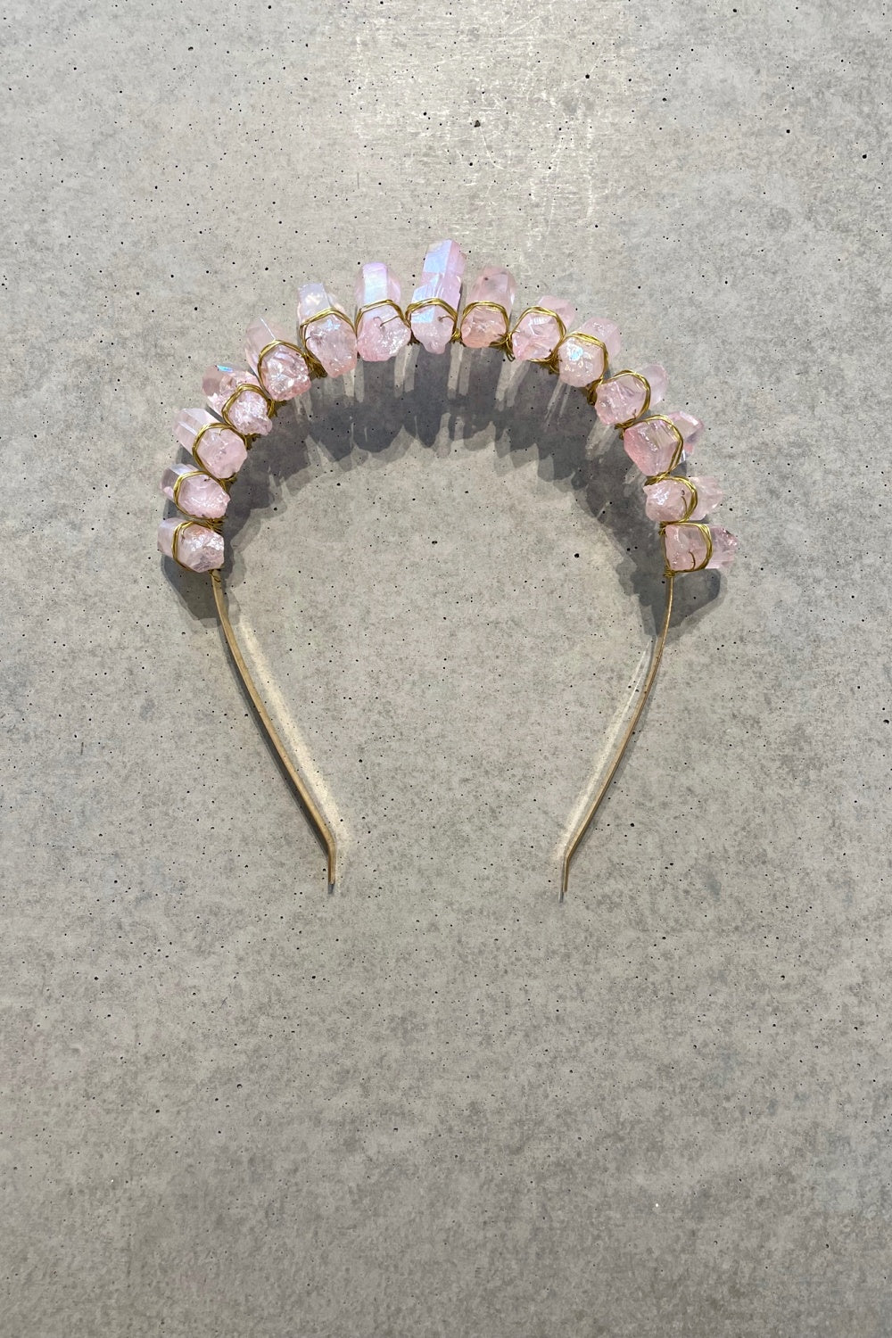 ATHENA ROSE QUARTZ HEADBAND