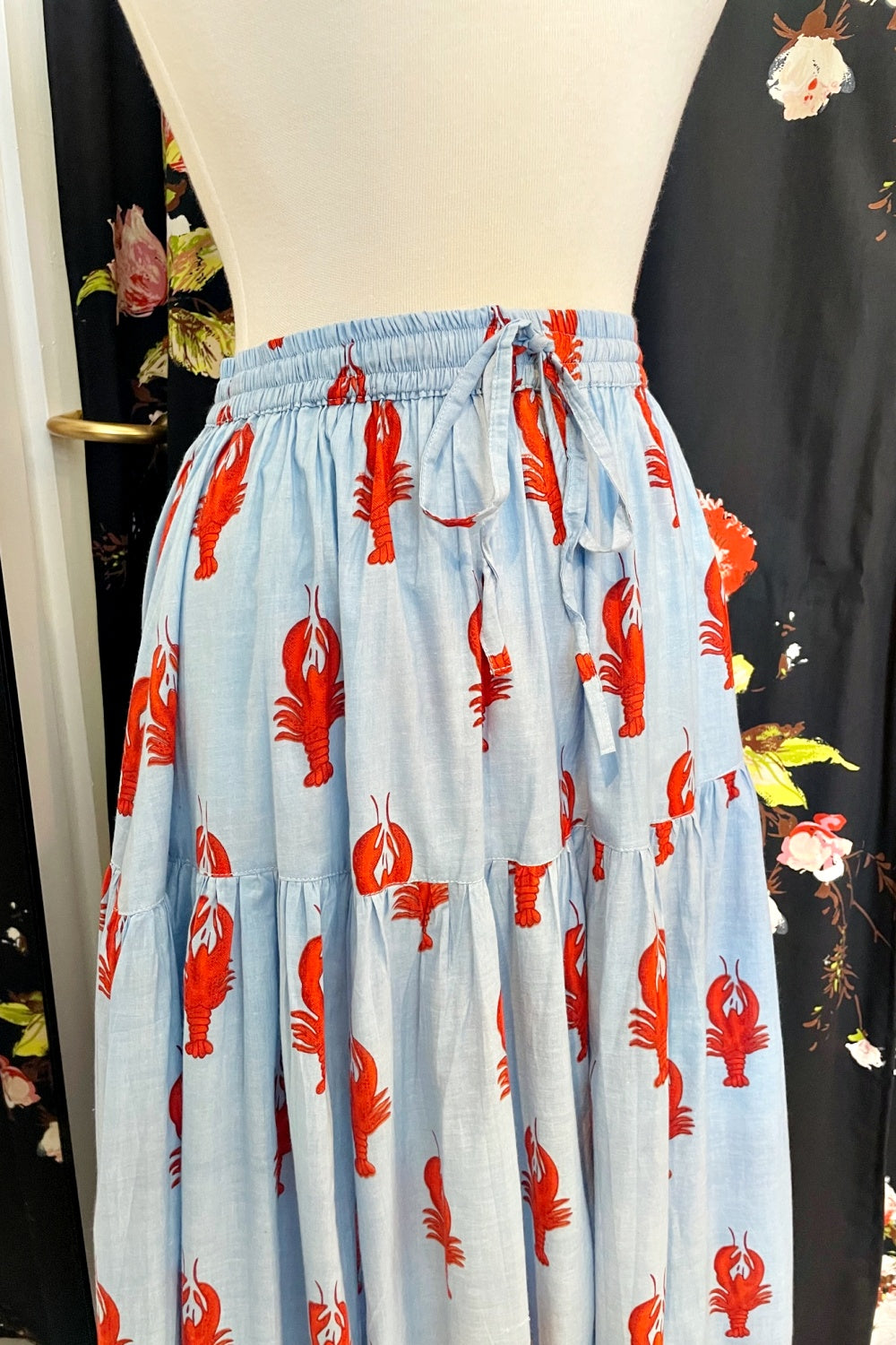 ROSELLE CUBA SKIRT LITTLE LOBSTER BLUE