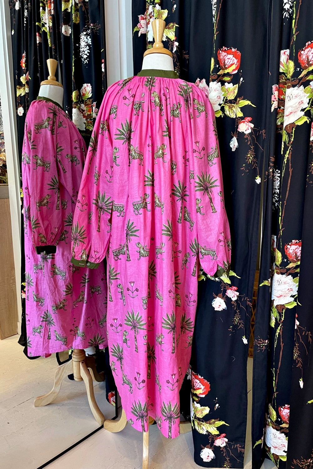 ROSELLE CABANA DRESS ROSE JUNGLE