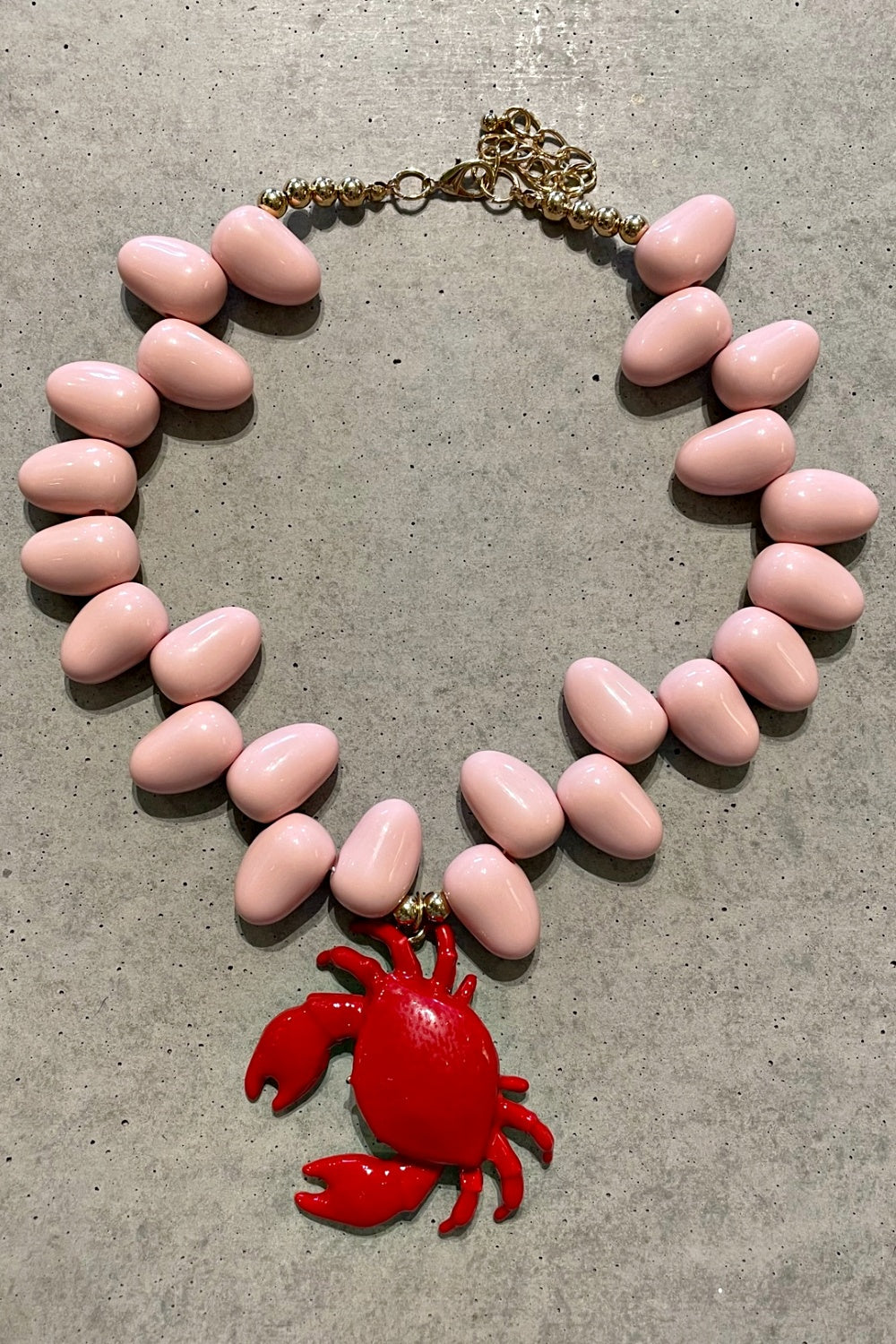 PINCER NECKLACE PINK