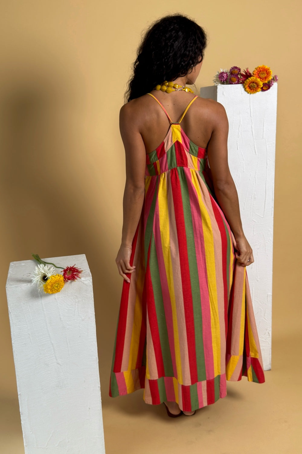COCONINYA MADDS MAXI DRESS SARDINIAN STRIPE