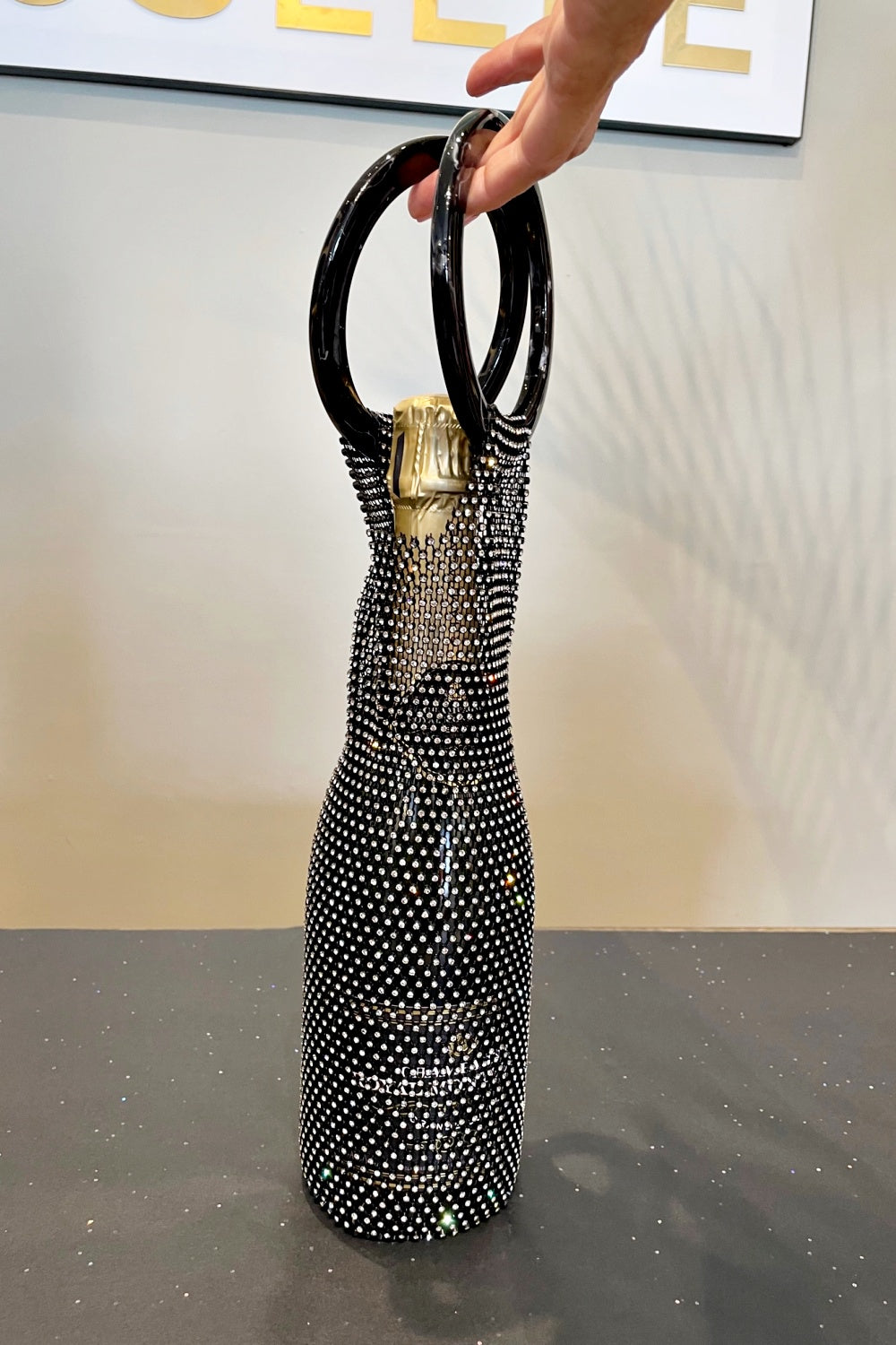 THE CHAMPAGNE SOCK BLACK