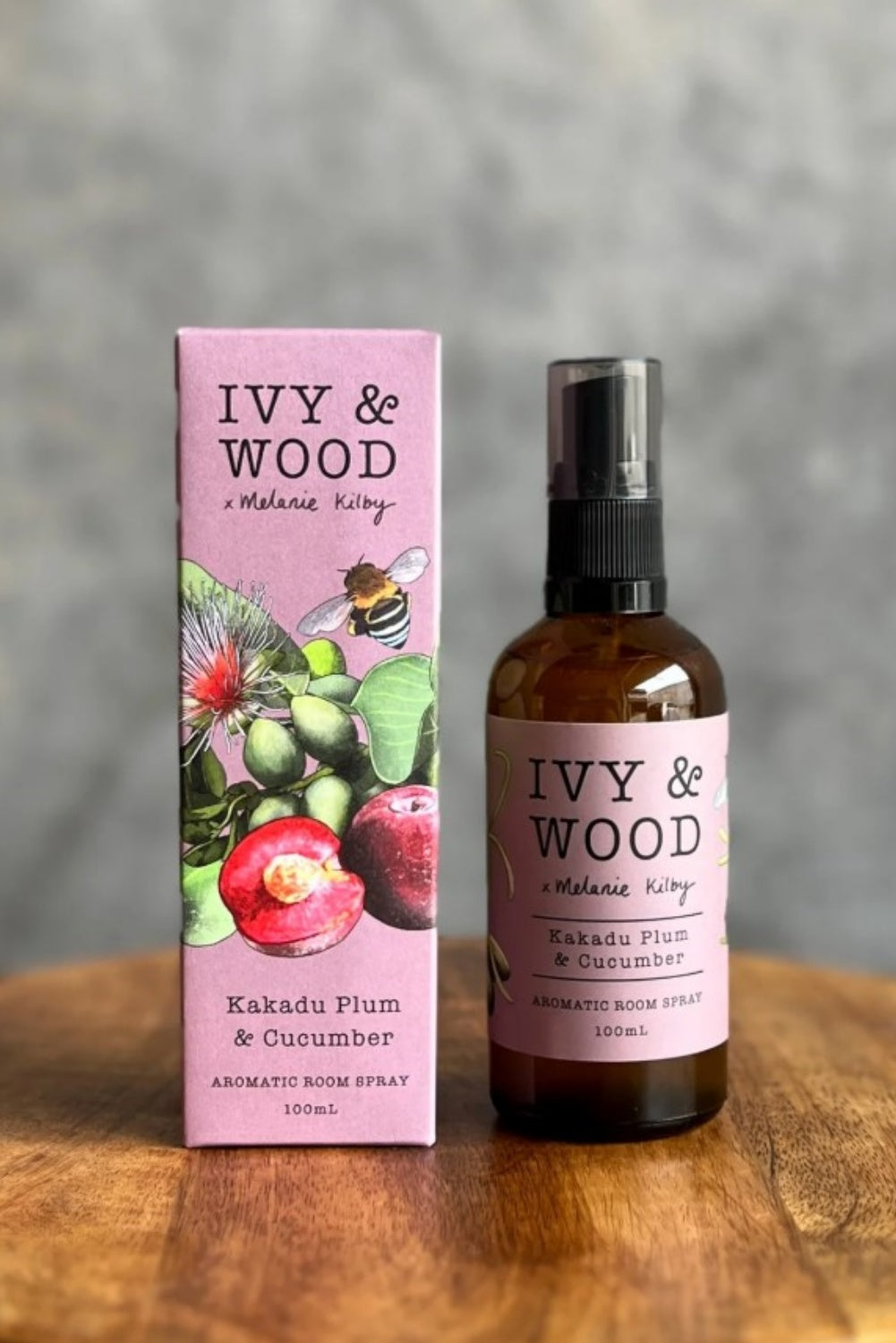 IVY + WOOD KAKADU PLUM + CUCUMBER ROOM SPRAY 100ML