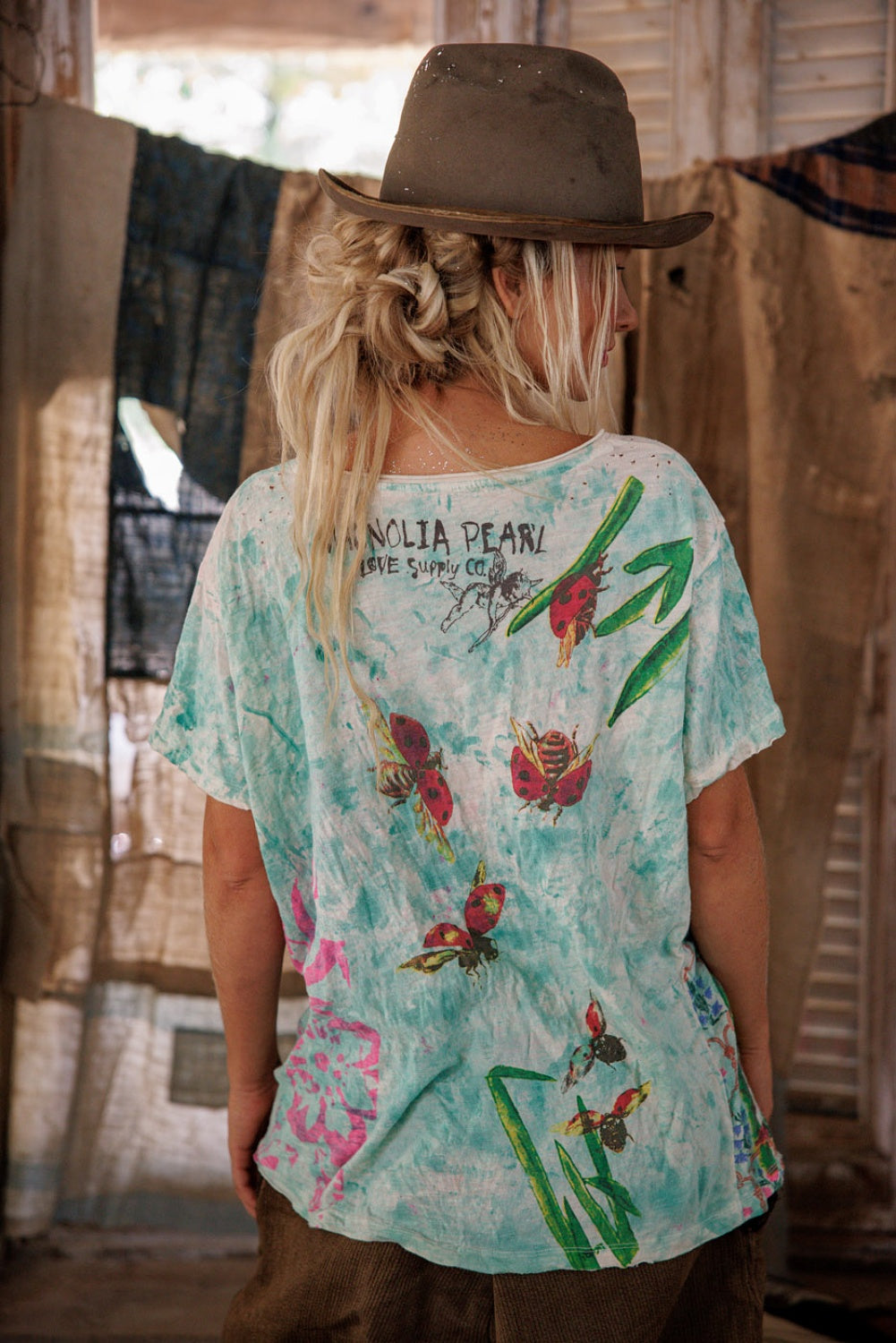 MAGNOLIA PEARL BE MY LADYBUG TEE #2469