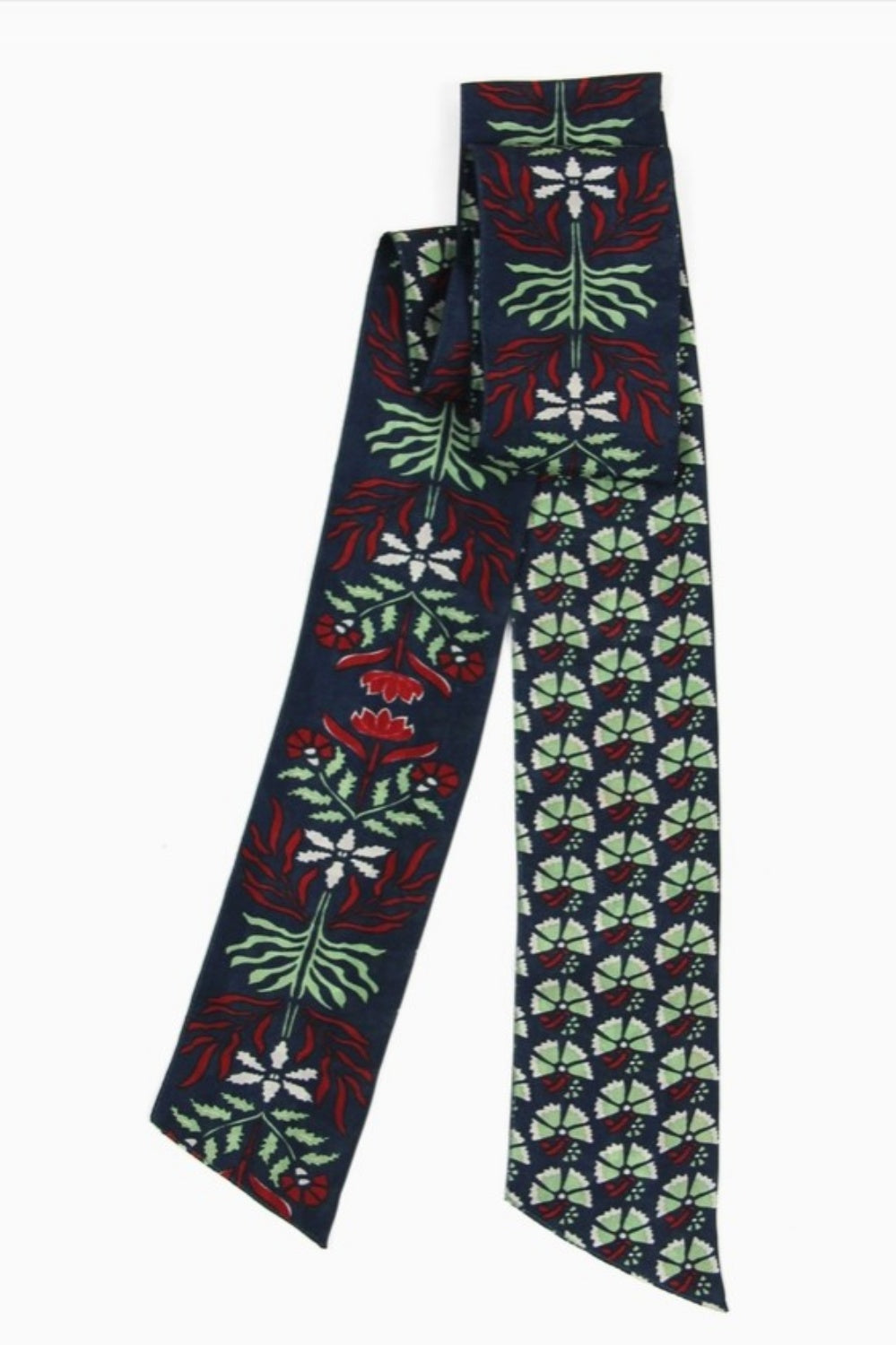 LES BELLES VAGABONDES SILK BANDEAU MANON NAVY