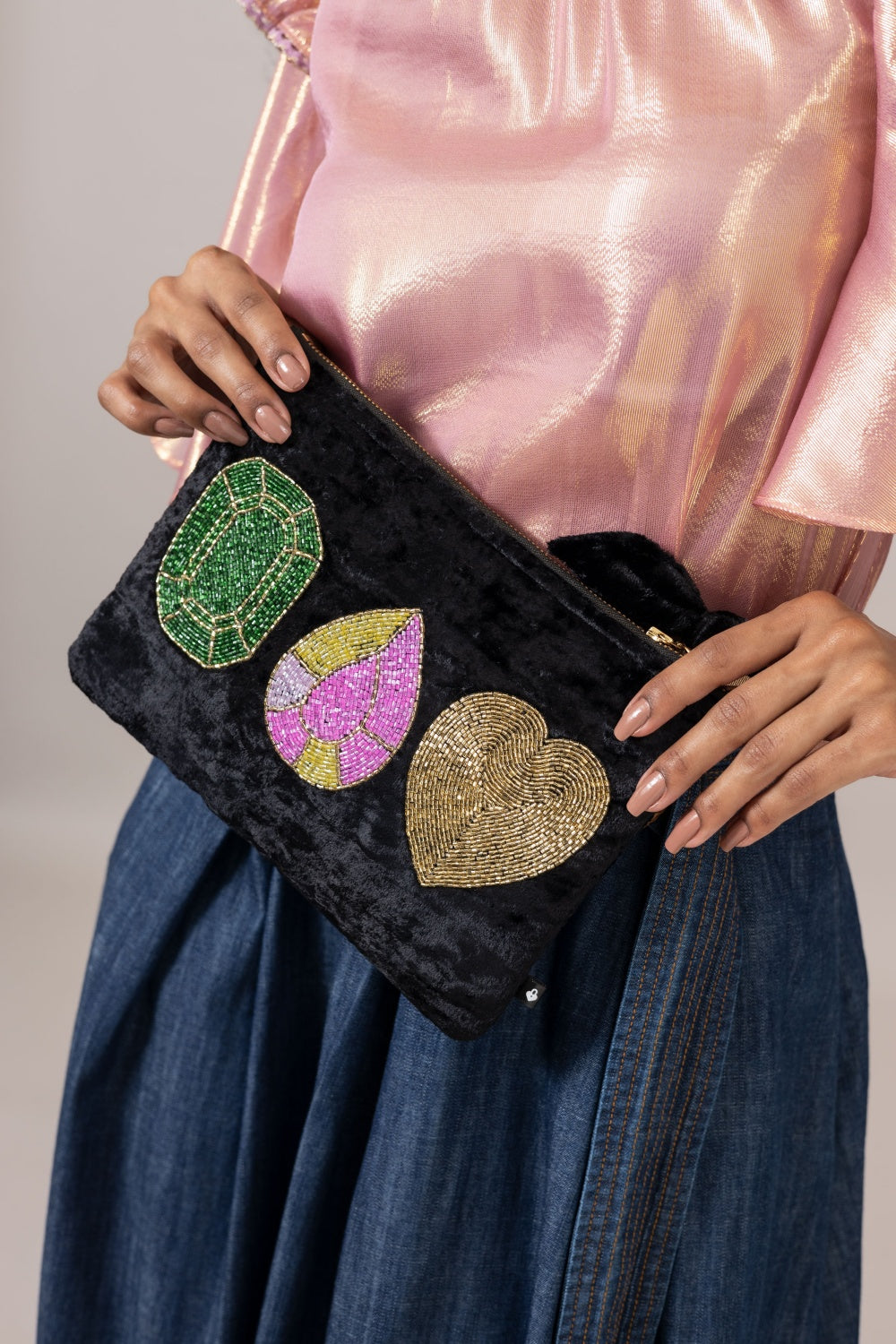 EMILY LOVELOCK DIAMOND CLUTCH