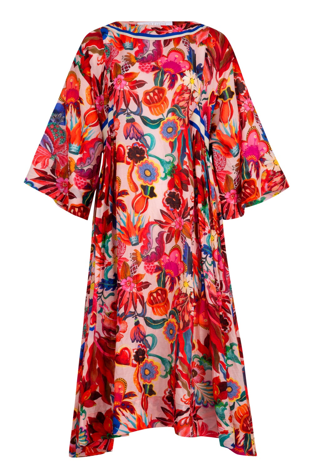 TRELISE COOPER NICE 'N' EASY DRESS CARNIVAL CALLING BLUSH FLORAL