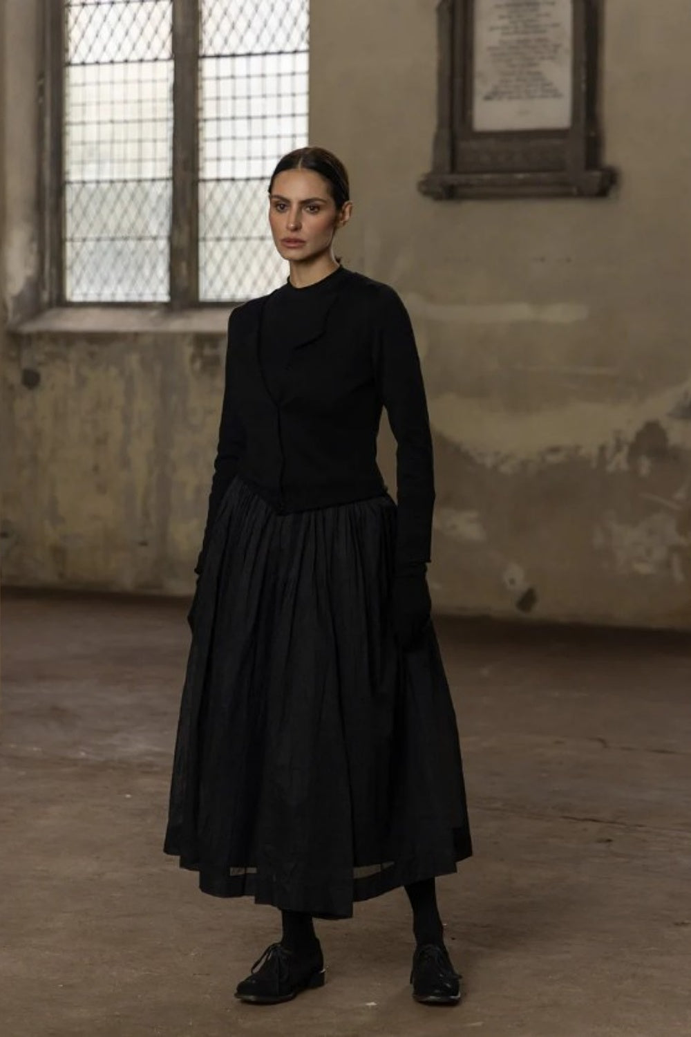 MEG BY DESIGN NYX LONG SKIRT BLACK