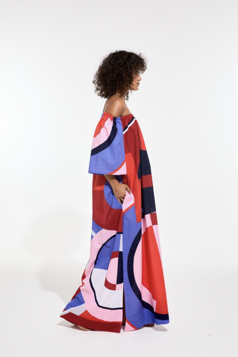 MA POESIE PALAO DRESS ROUGE + BLEU