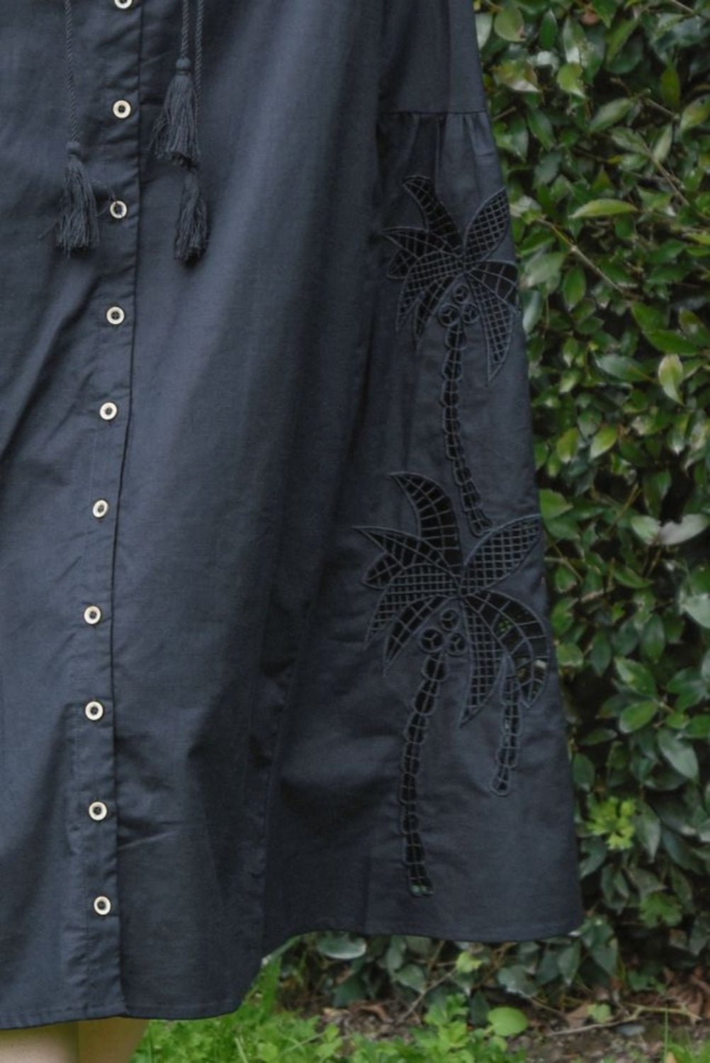 CURATE PATTERN PLAY KIMONO BLACK