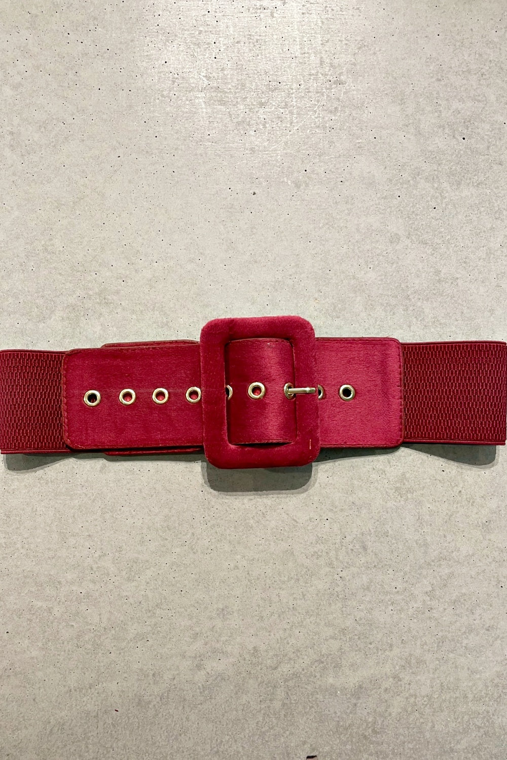 LOST + FOUND PRETTY BABY BELT CLARET