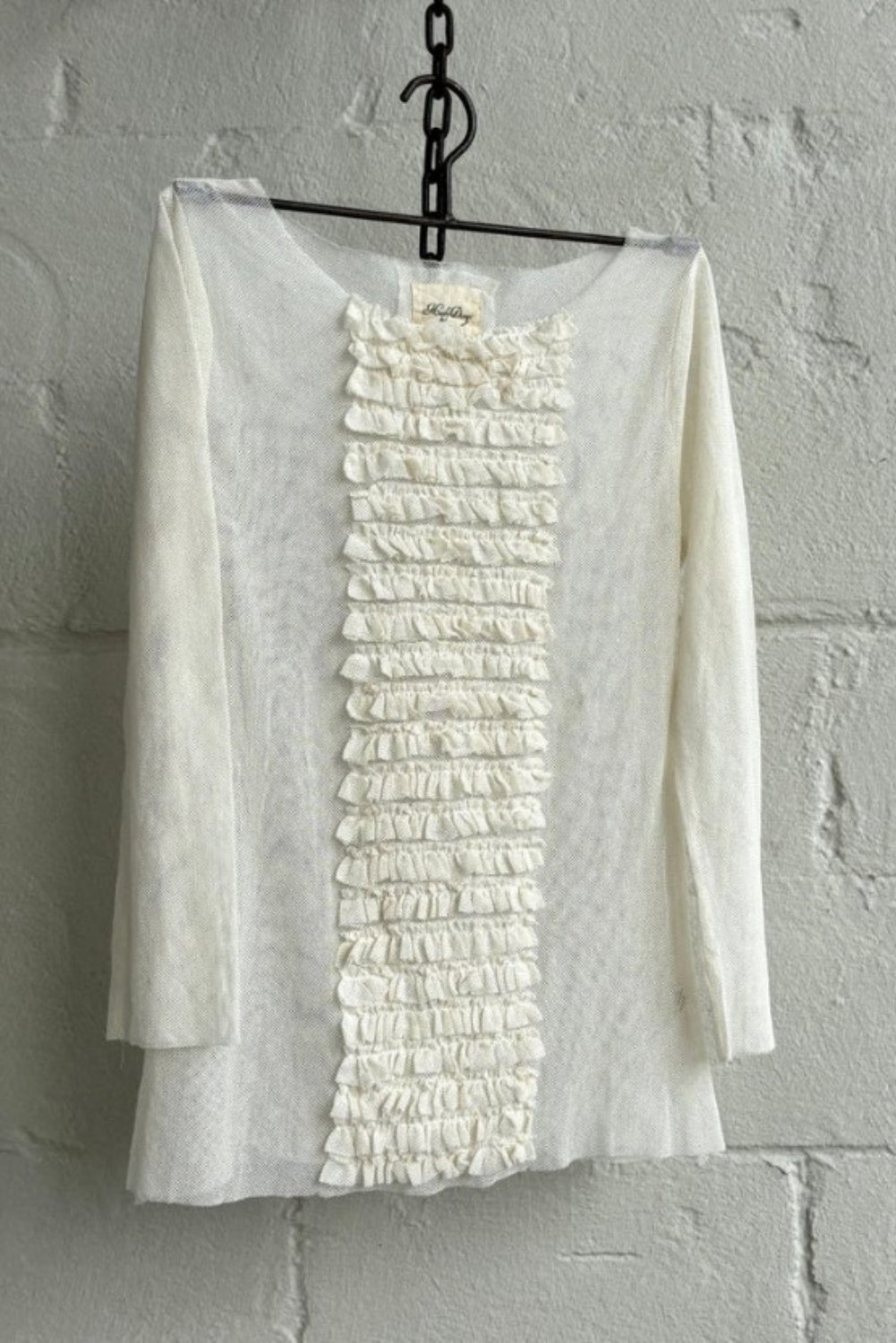 MEG BY DESIGN ROWENA TOP CREAM